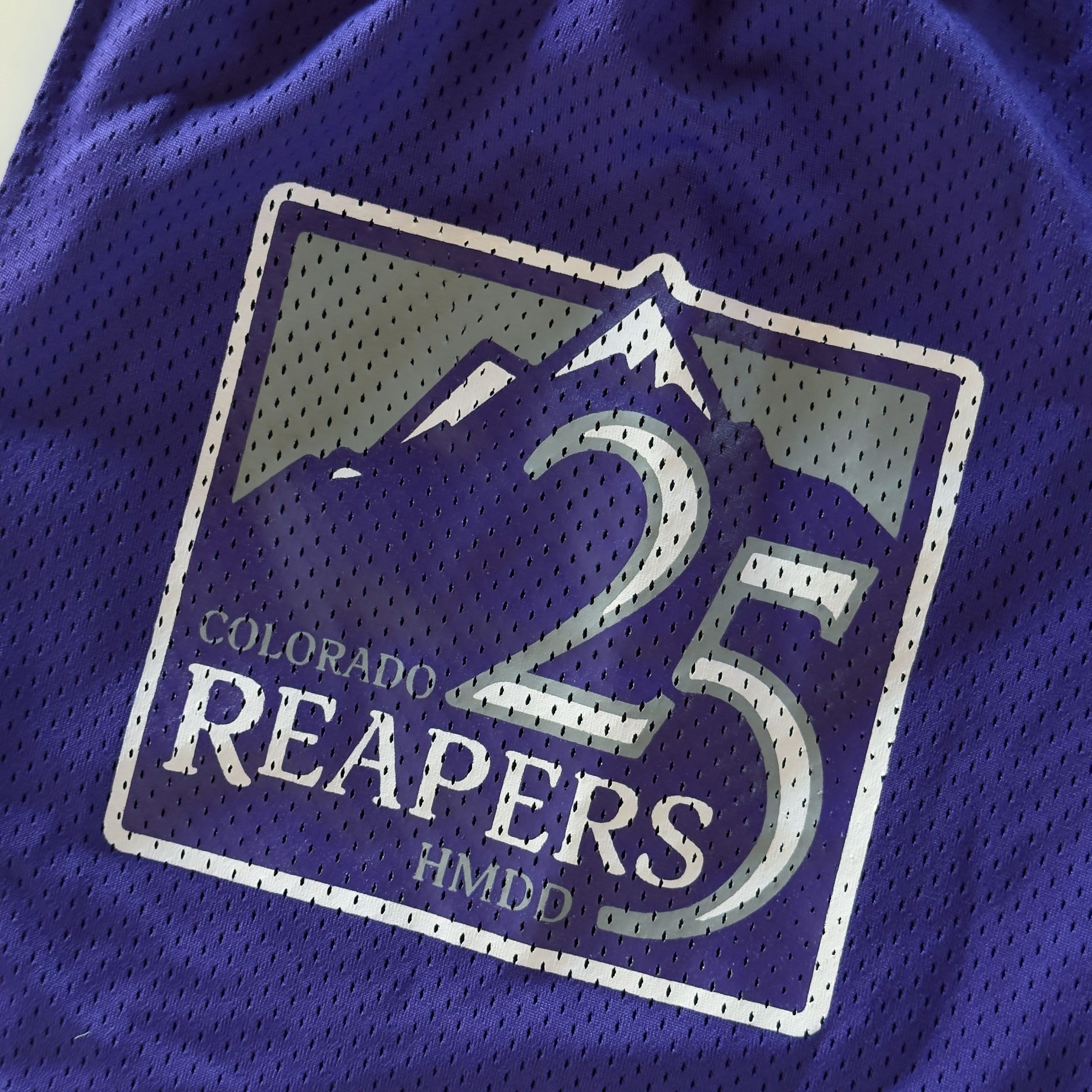 HMDD HMDD Colorado Rockies Mesh Shorts (Size Small) Size US 30 / EU 46 - 4 Thumbnail