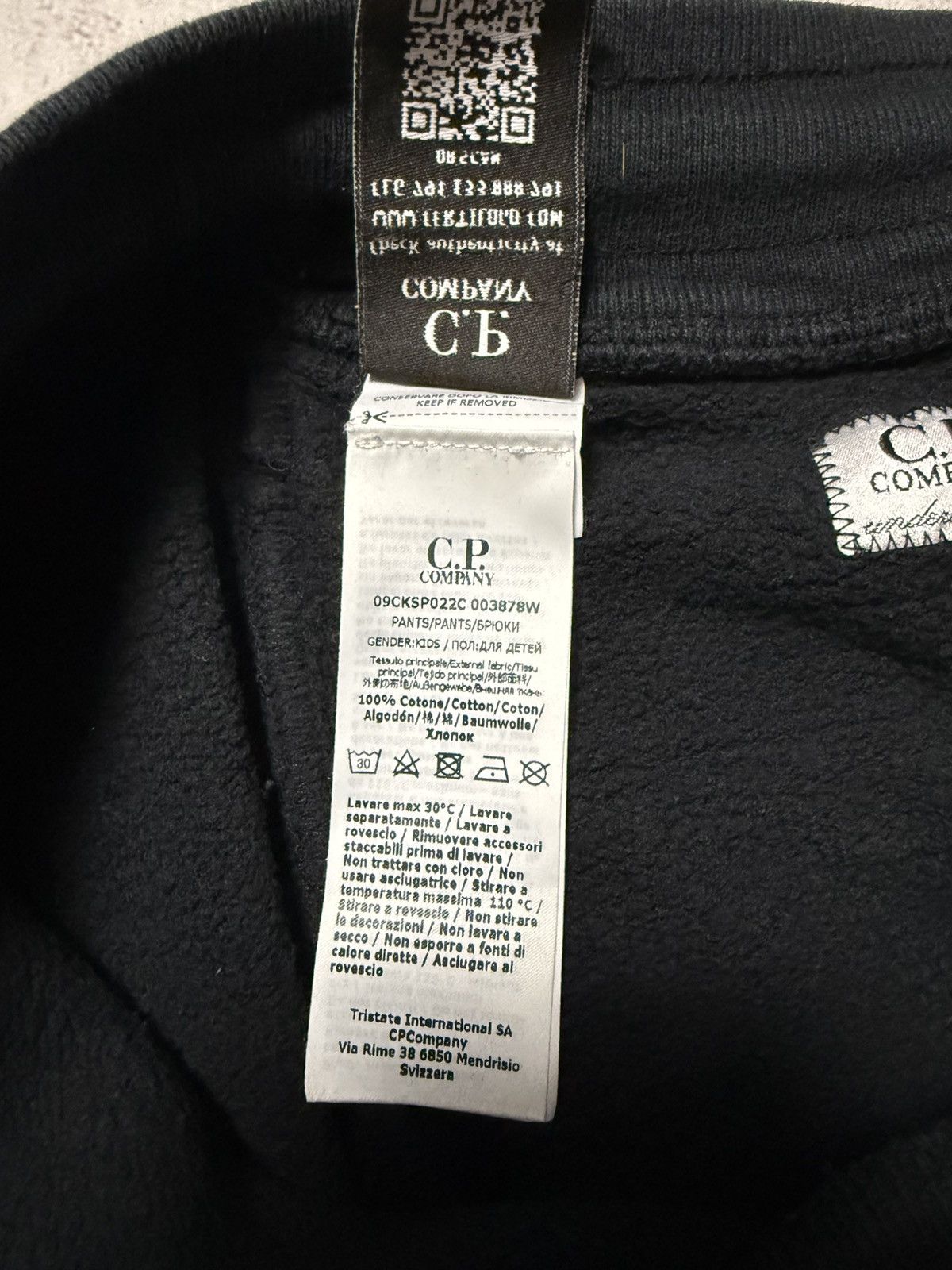 Vintage Vintage CP Company Sweatpants Black Mens XS Size Size US 29 - 11 Thumbnail