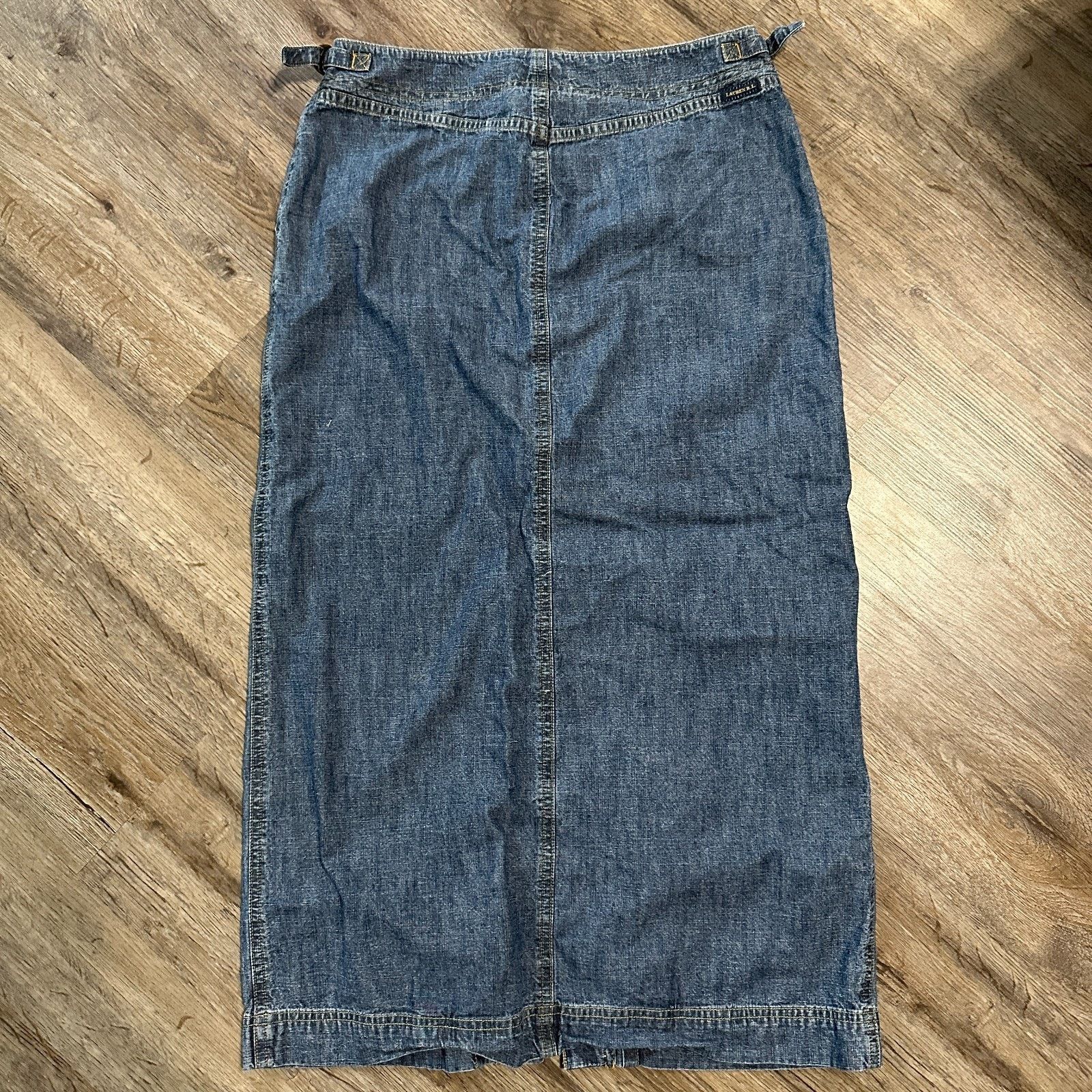 Lauren Ralph Lauren Vintage Lauren Jeans Co Ralph Maxi Denim Skirt 6 Petite Size 28" / US 6 / IT 42 - 5 Thumbnail
