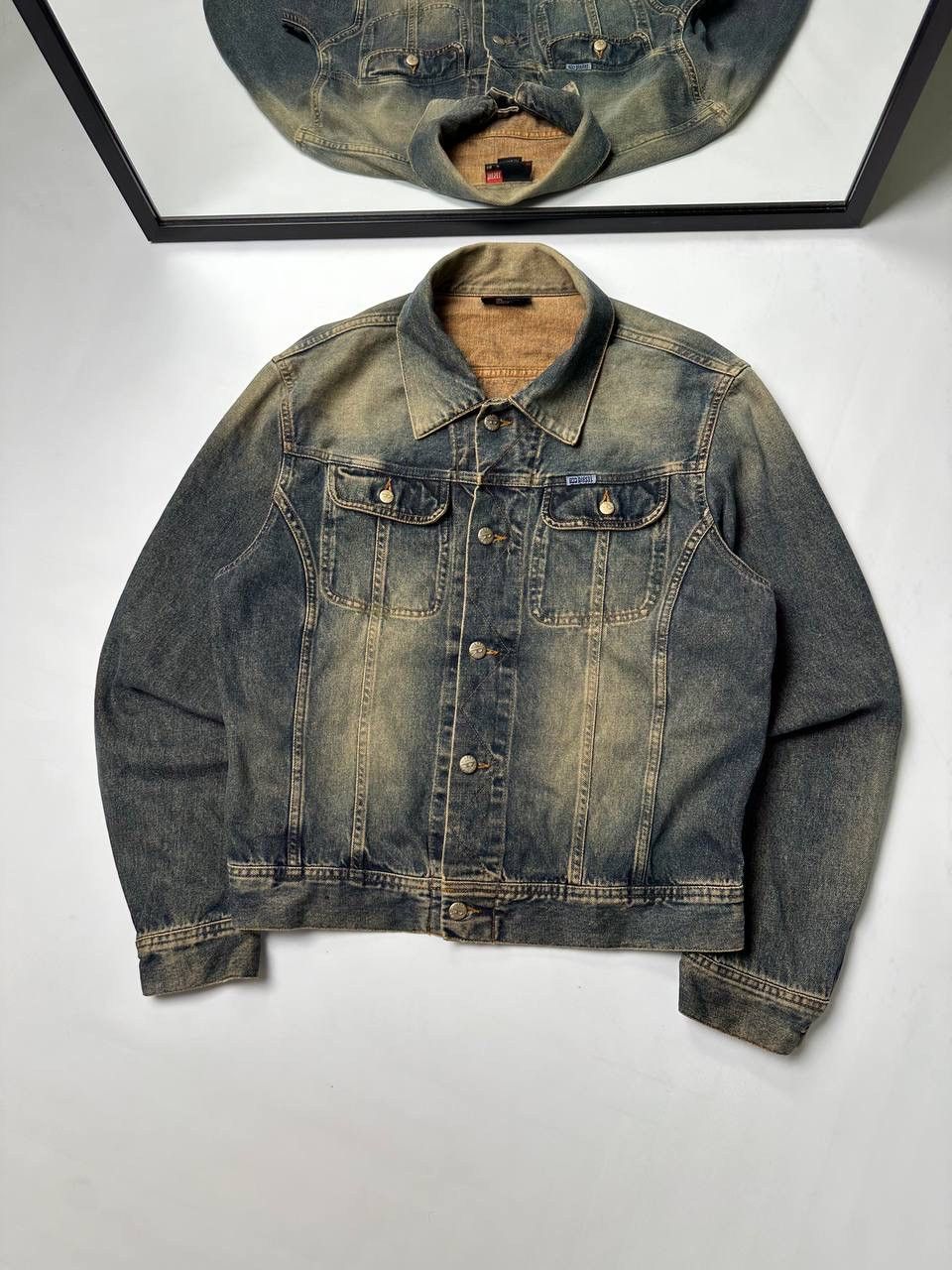 Diesel Diesel 00s Vintage Japanese Streetwear Washed Boxy Jacket🔥 Size M / US 6-8 / IT 42-44 - 1 Thumbnail