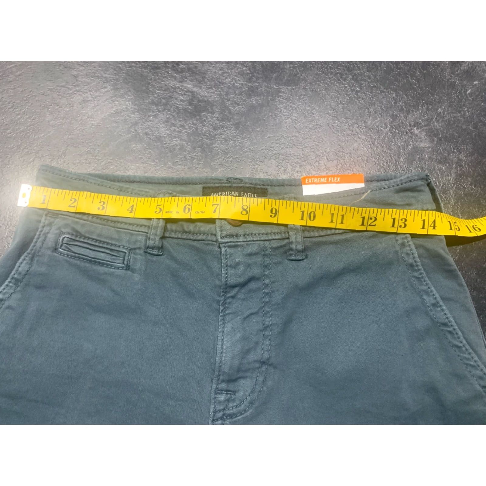 American Eagle Outfitters American Eagle Men’s Classic Shorts Size 26 Regular Chino Slate Blue New Size US 26 / EU 42 - 5 Thumbnail