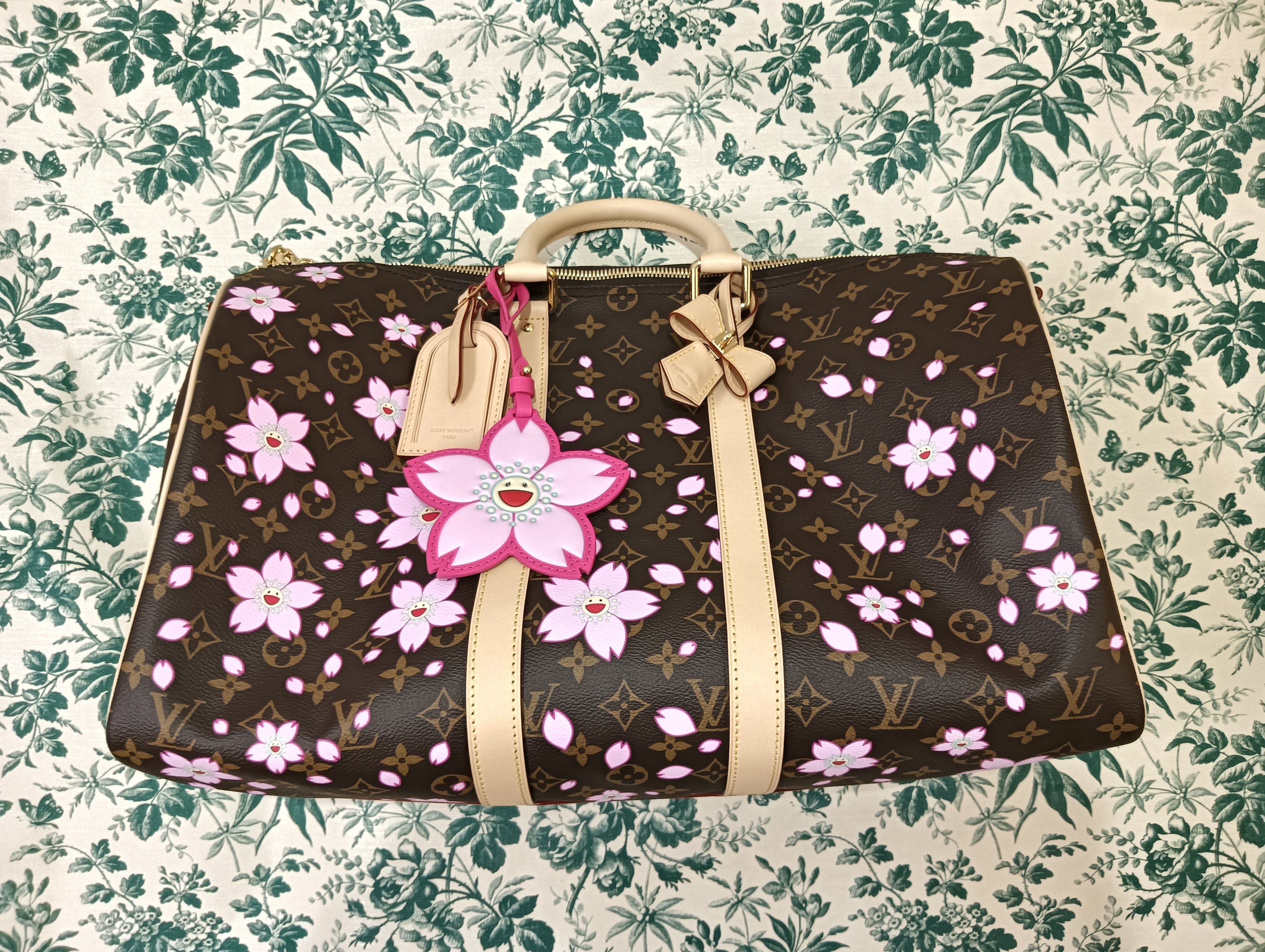Louis Vuitton × Takashi Murakami Cherry Blossom Keepall Bandouliere 45 Size ONE SIZE - 2 Thumbnail