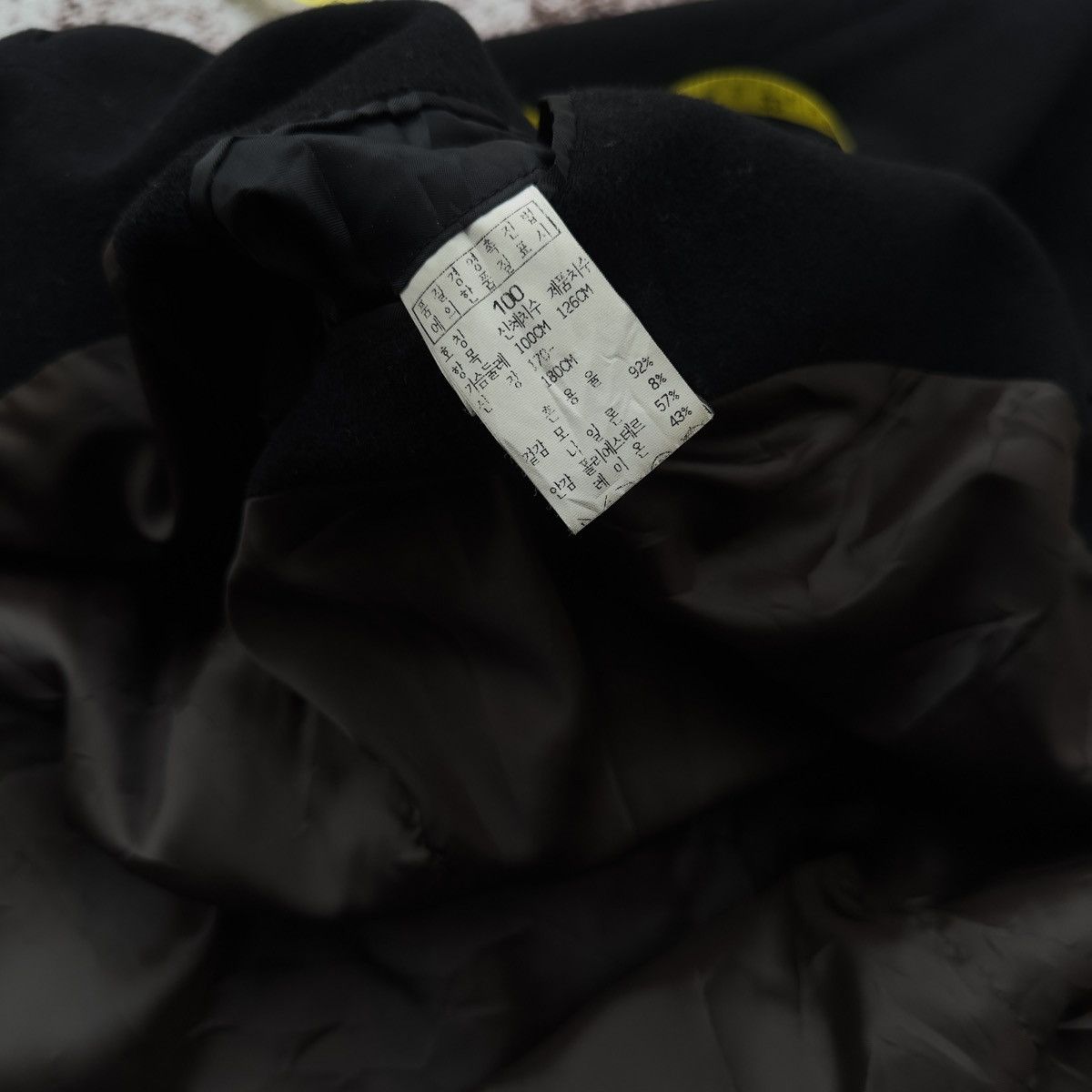 C.P. Company VINTAGE C.P. COMPANY BLACK WOOL OVERCOAT VERY RARE Size US XXL / EU 58 / 5 - 14 Thumbnail