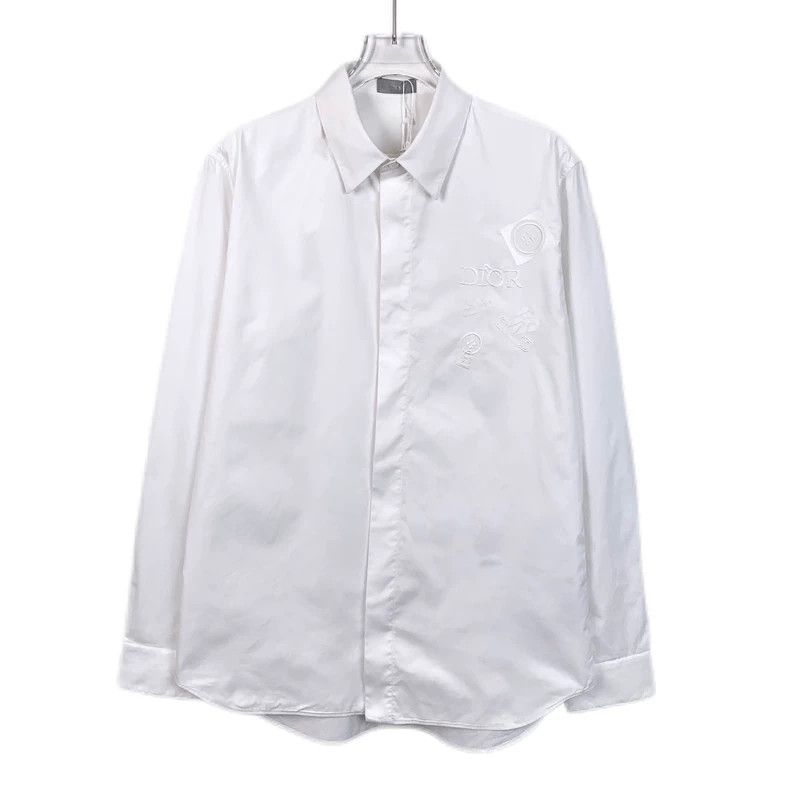 Dior Dior White logo letter pin embroidered lapel long-sleeved s Size US XXS / EU 40 - 1 Thumbnail