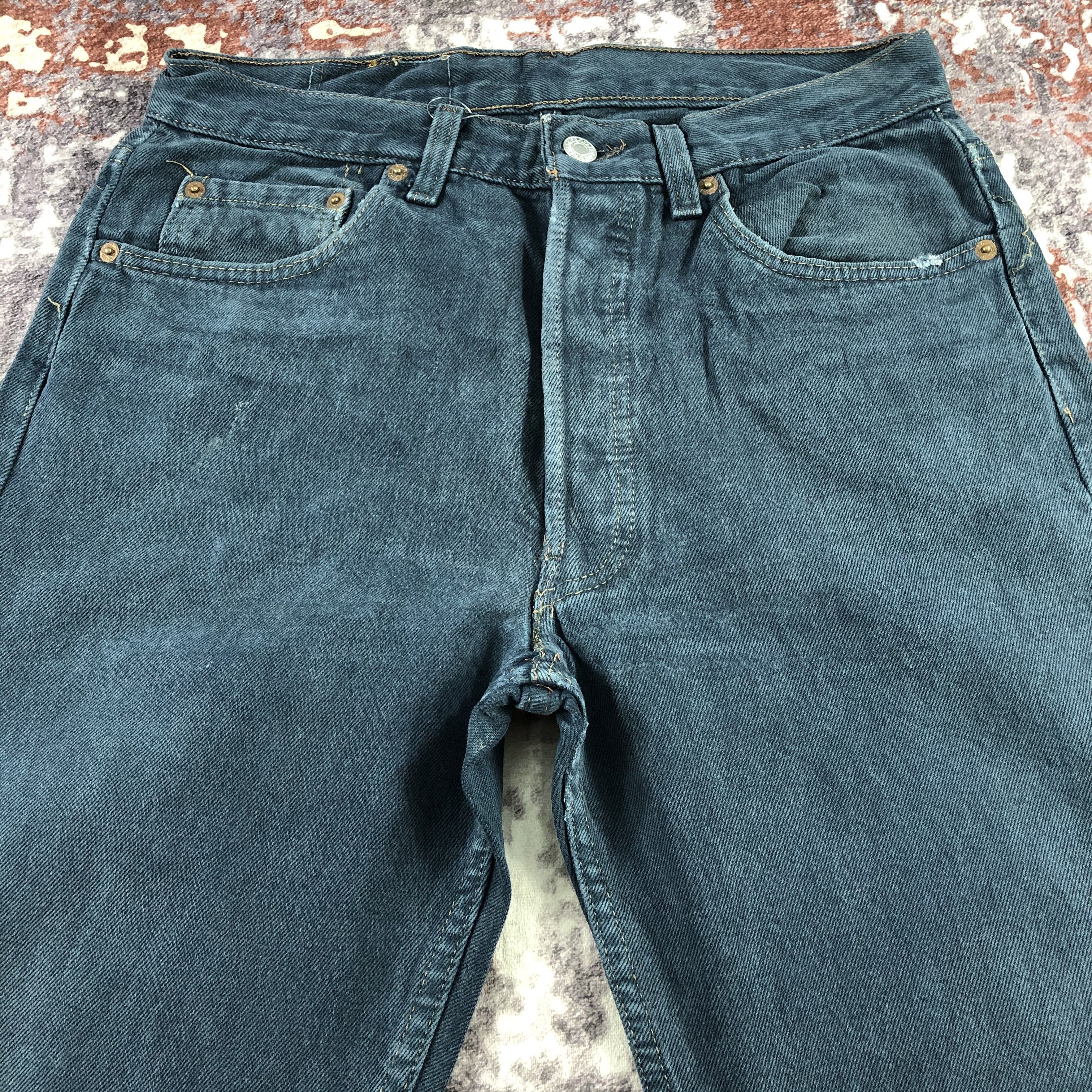 Levi's Vintage 90s Blue Wash Levis 501 Jeans-JM3047 Size US 30 / EU 46 - 3 Thumbnail