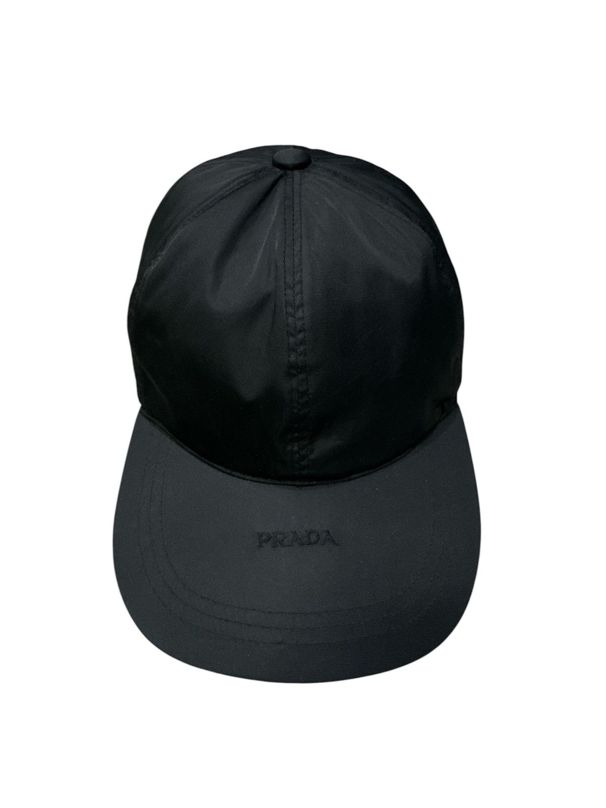 Prada VINTAGE PRADA SIX PANELS NYLON CAP Size ONE SIZE - 1 Thumbnail