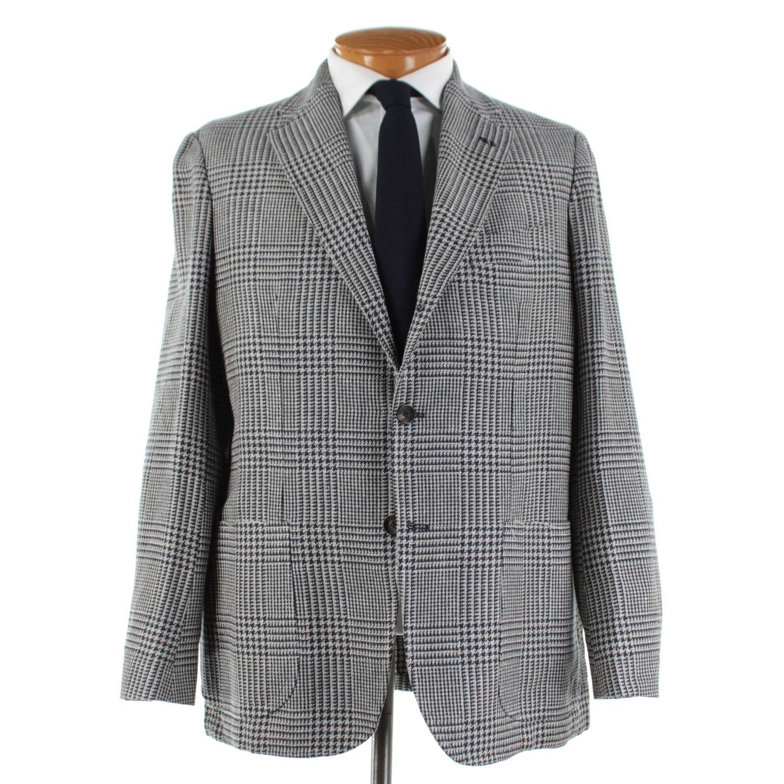 SARTORIO Sartorio Sport Coat Size 46 Regular US in Blue Size 46R - 1 Thumbnail