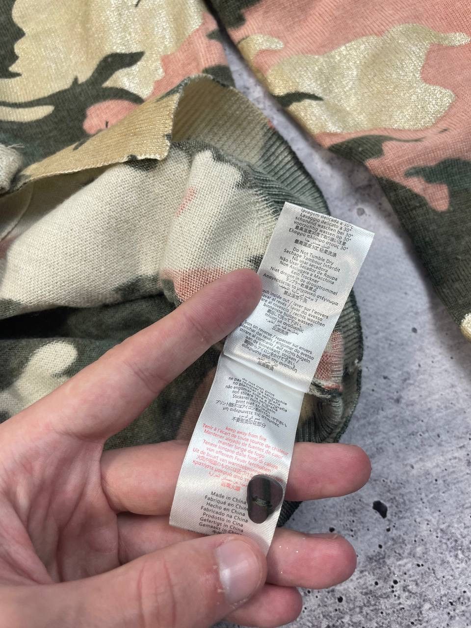 Zadig & Voltaire Zadig Voltaire Women Camo Skull Cardigan Sweater Y2K Size XS / US 0-2 / IT 36-38 - 8 Thumbnail