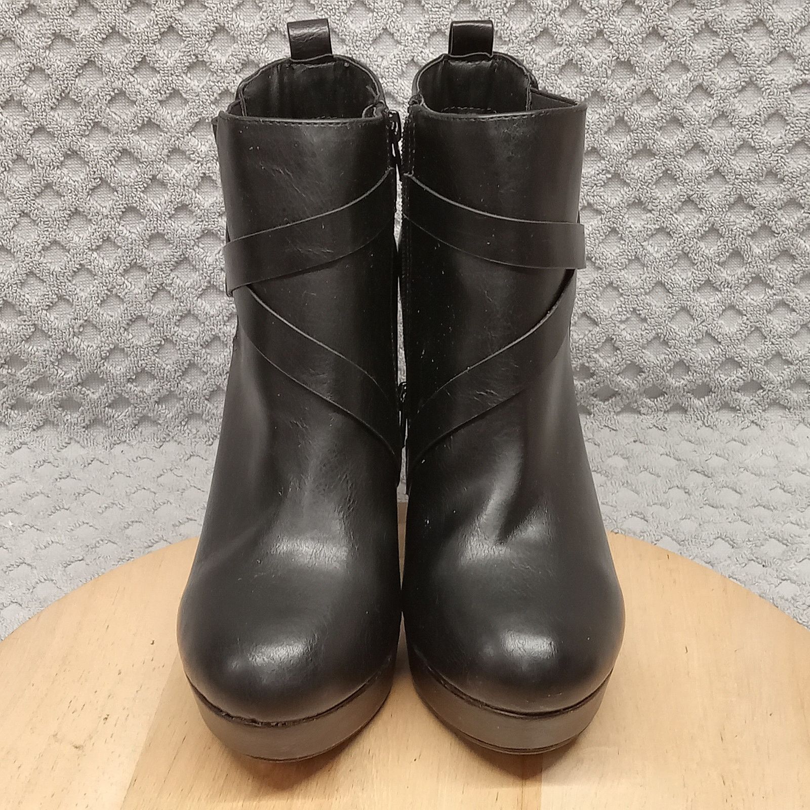 & Other Stories Dominique Nicole Saundra Boots 8W Black Platform Bootie Size US 8 / IT 38 - 2 Thumbnail