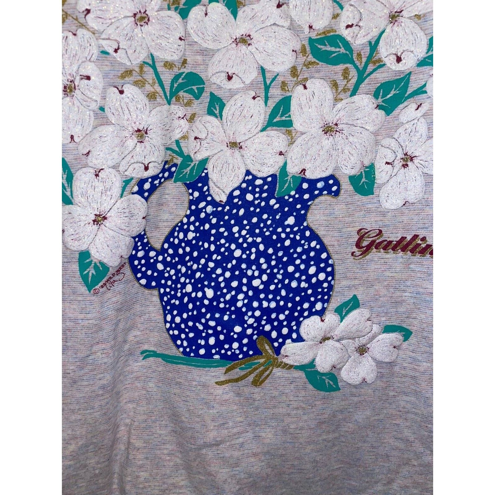 Vintage Vintage Gatlinburg Shirt Tennessee Flowers Tee VTG 90s Large Size US L / EU 52-54 / 3 - 5 Thumbnail