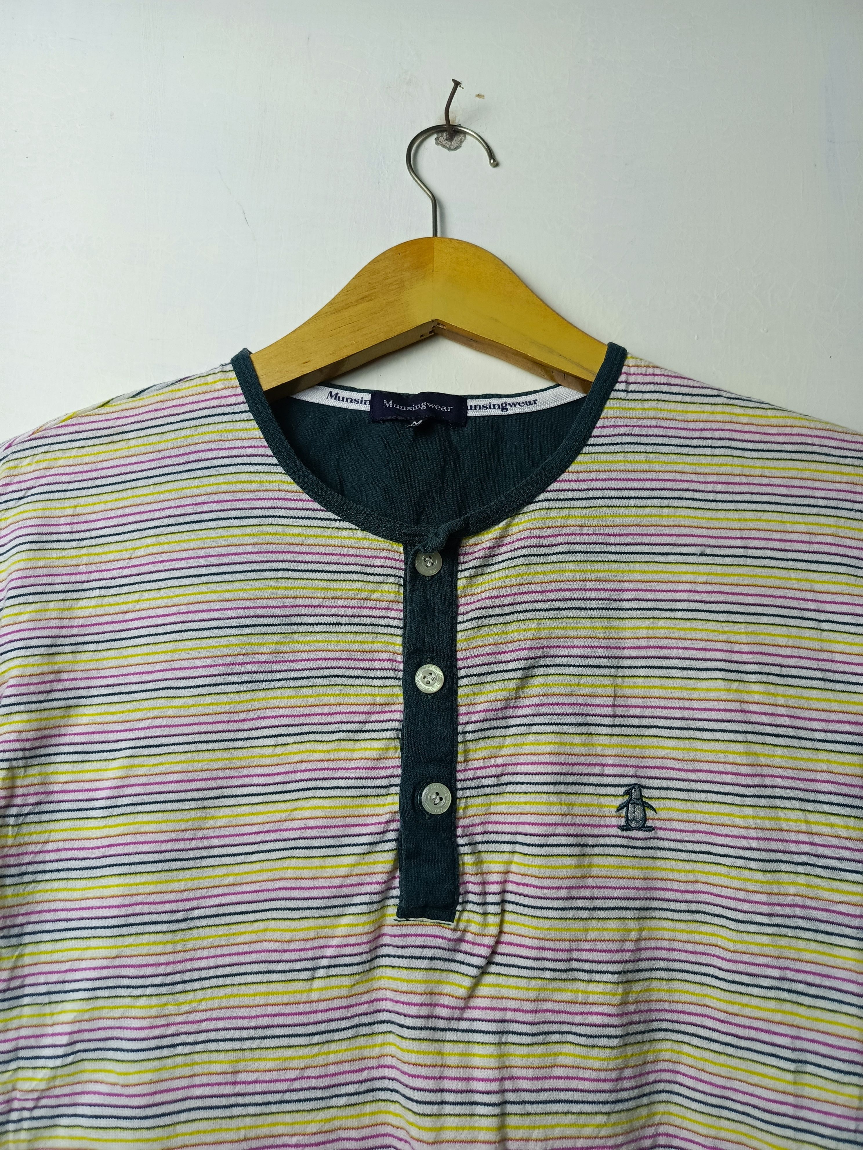 Other Munsingwear stripe long sleeve tshirt Size US M / EU 48-50 / 2 - 2 Thumbnail