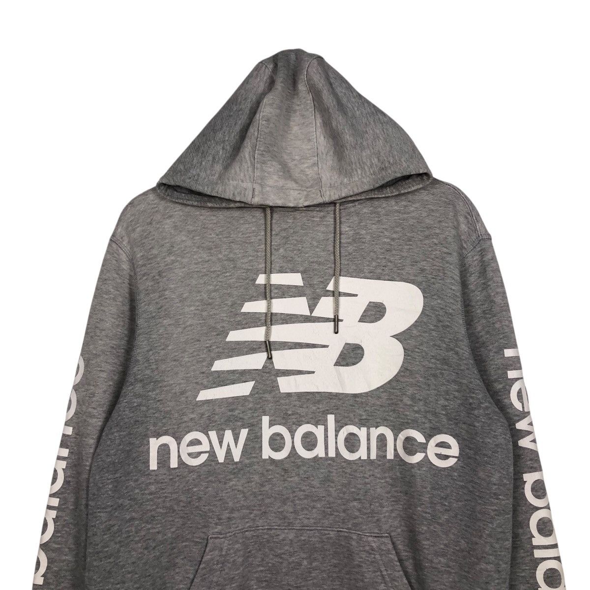 Japanese Brand 📌Vintage Hoodie Sweater New Balance Big Logo Spell Out Size US XS / EU 42 / 0 - 4 Thumbnail