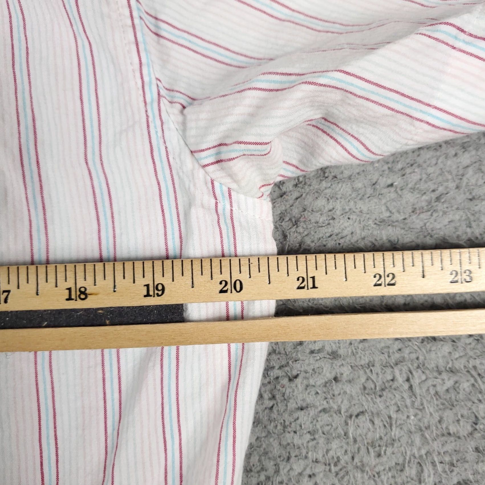 Bonobos Bonobos Shirt Mens Medium Gray Striped Button-Up Short Sleeve Casual Business Formal Workwear Classic Preppy Mens Medium Gray Striped Bonobos Shirt Size US M / EU 48-50 / 2 - 6 Thumbnail