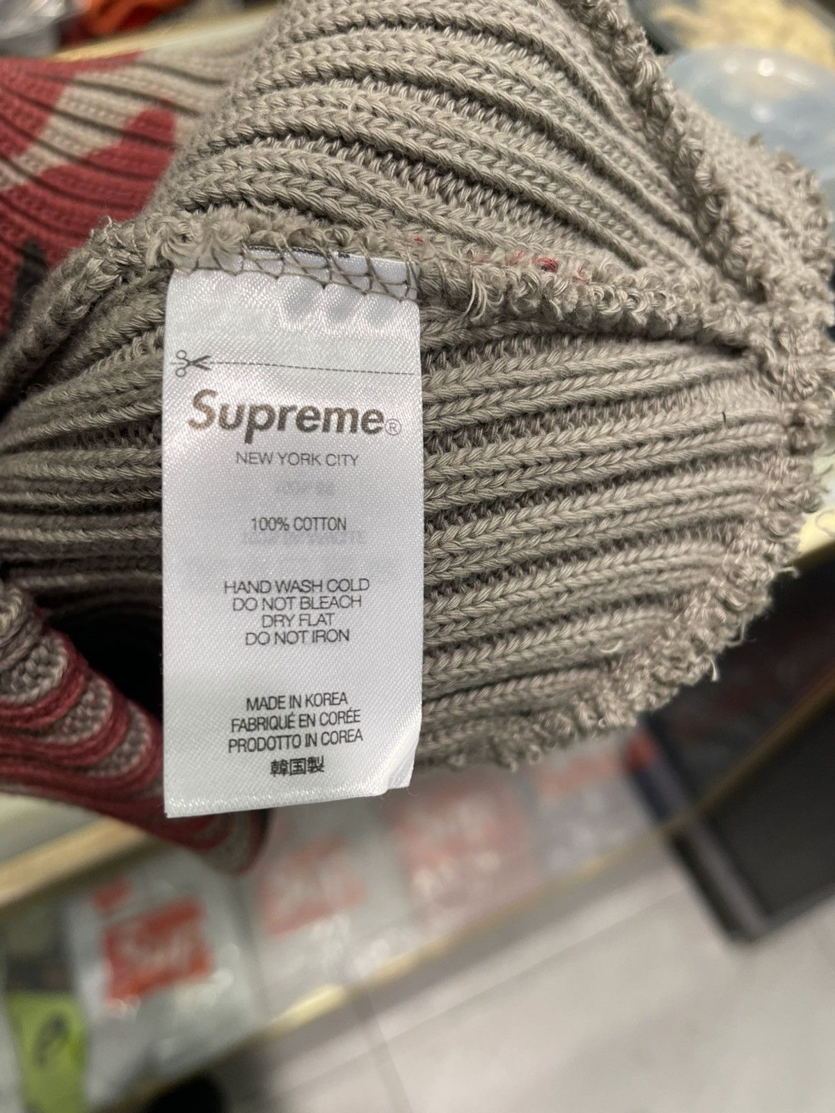 Supreme Supreme Camo Beanie Size ONE SIZE - 2 Thumbnail