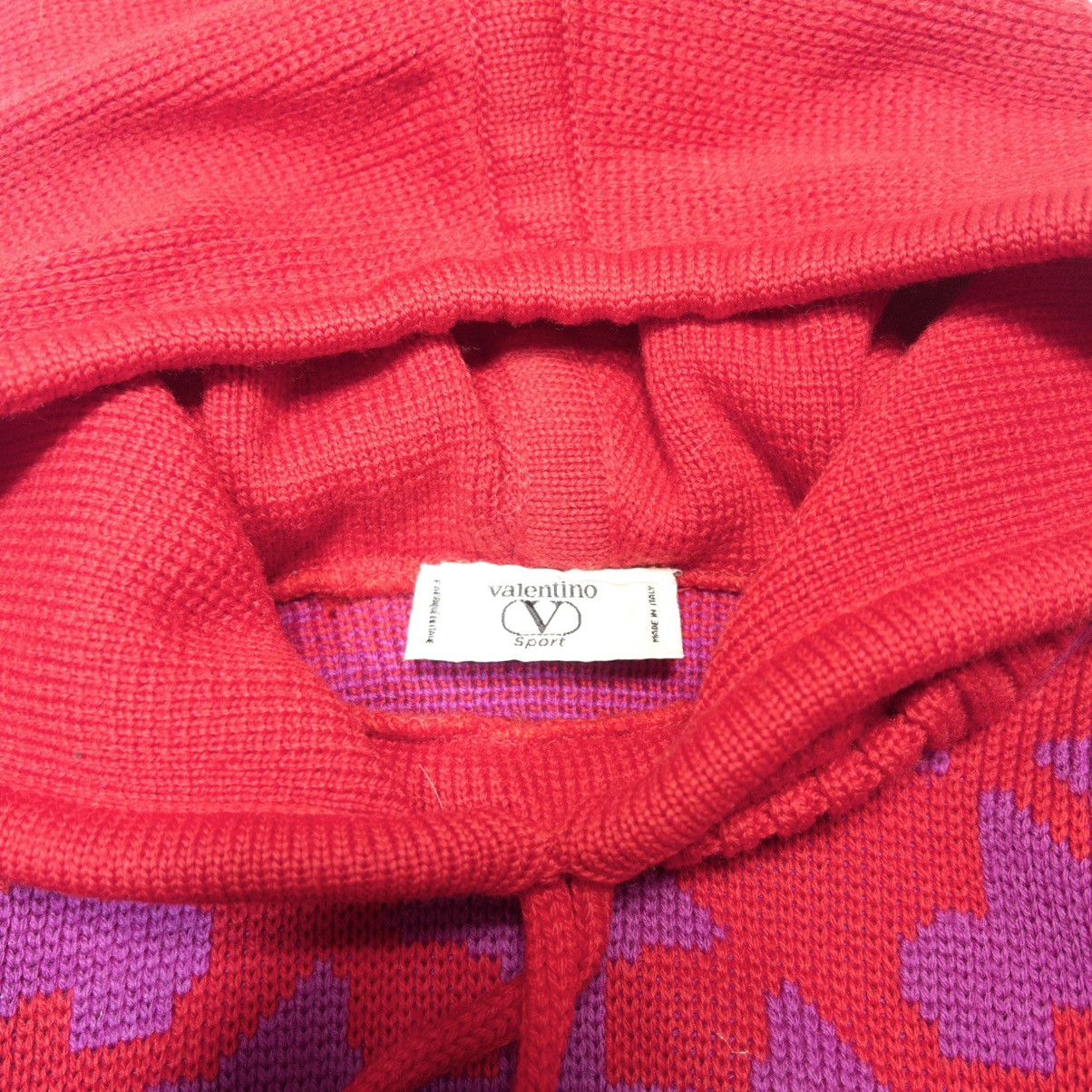 Valentino Vintage 80s Valentino Sport Made in Italy Sweater Hoodie Size M / US 6-8 / IT 42-44 - 3 Thumbnail
