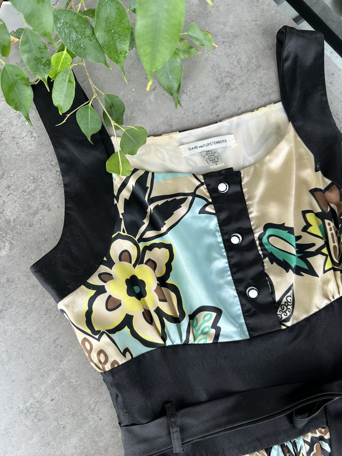 Diane von Furstenberg Diane Von Furstenberg Silk Multicolor Dress Size S / US 4 / IT 40 - 3 Thumbnail