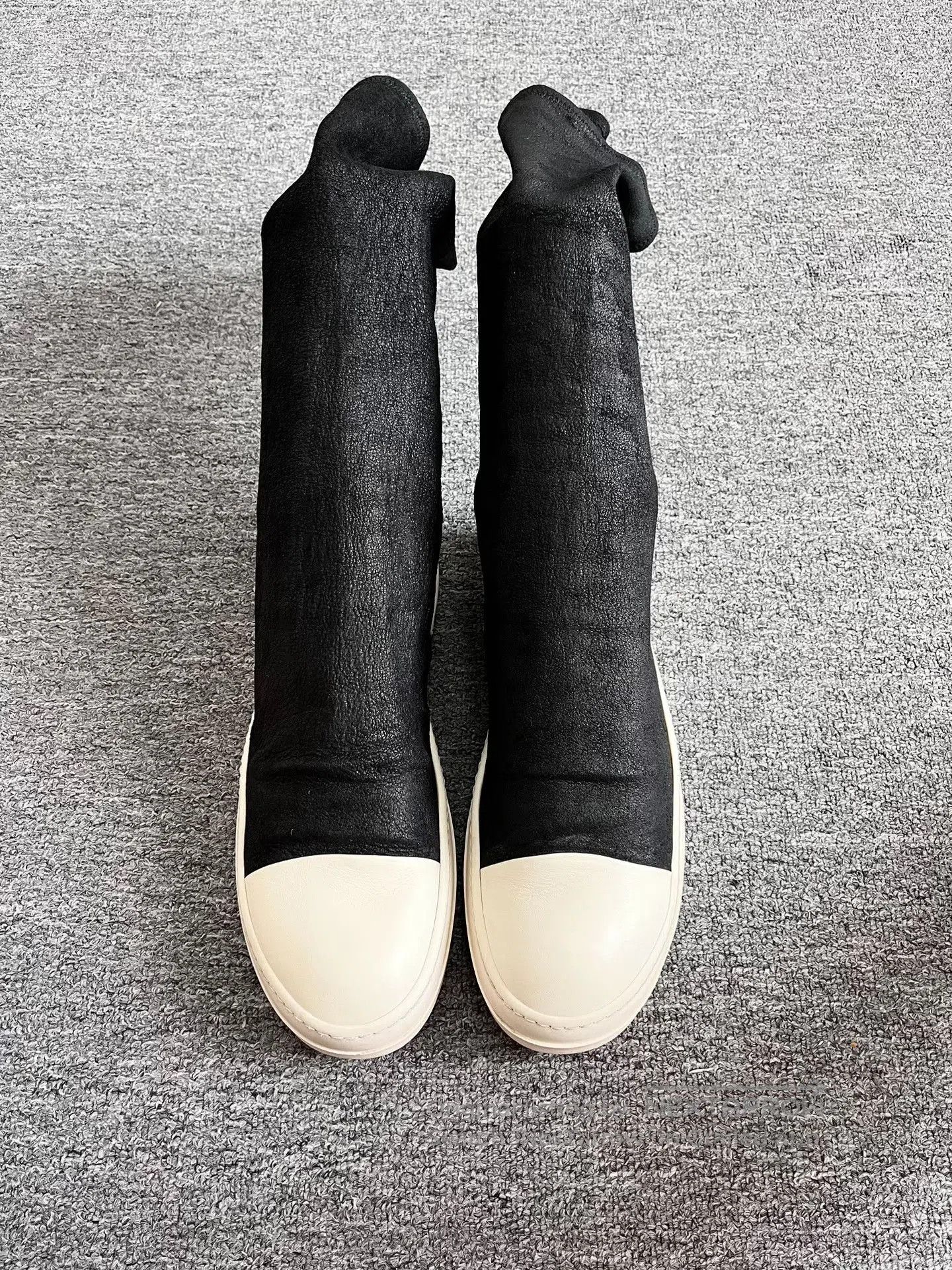 Rick Owens Rick Owens 17FW Lambskin Tall Boots. Size US 8.5 / EU 41-42 - 3 Thumbnail