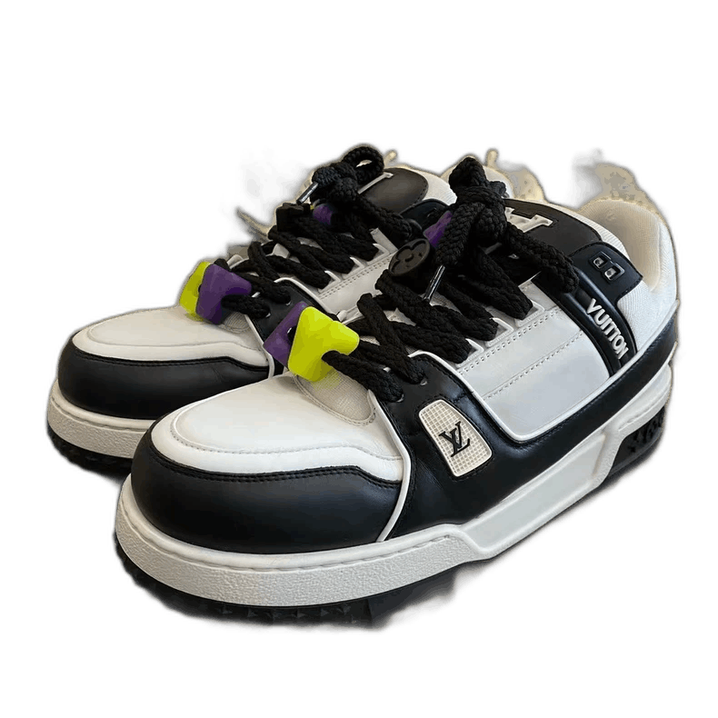 Louis Vuitton LV Trainer Maxi Sneakers in White and Black Size US 11 / EU 44 - 1 Thumbnail