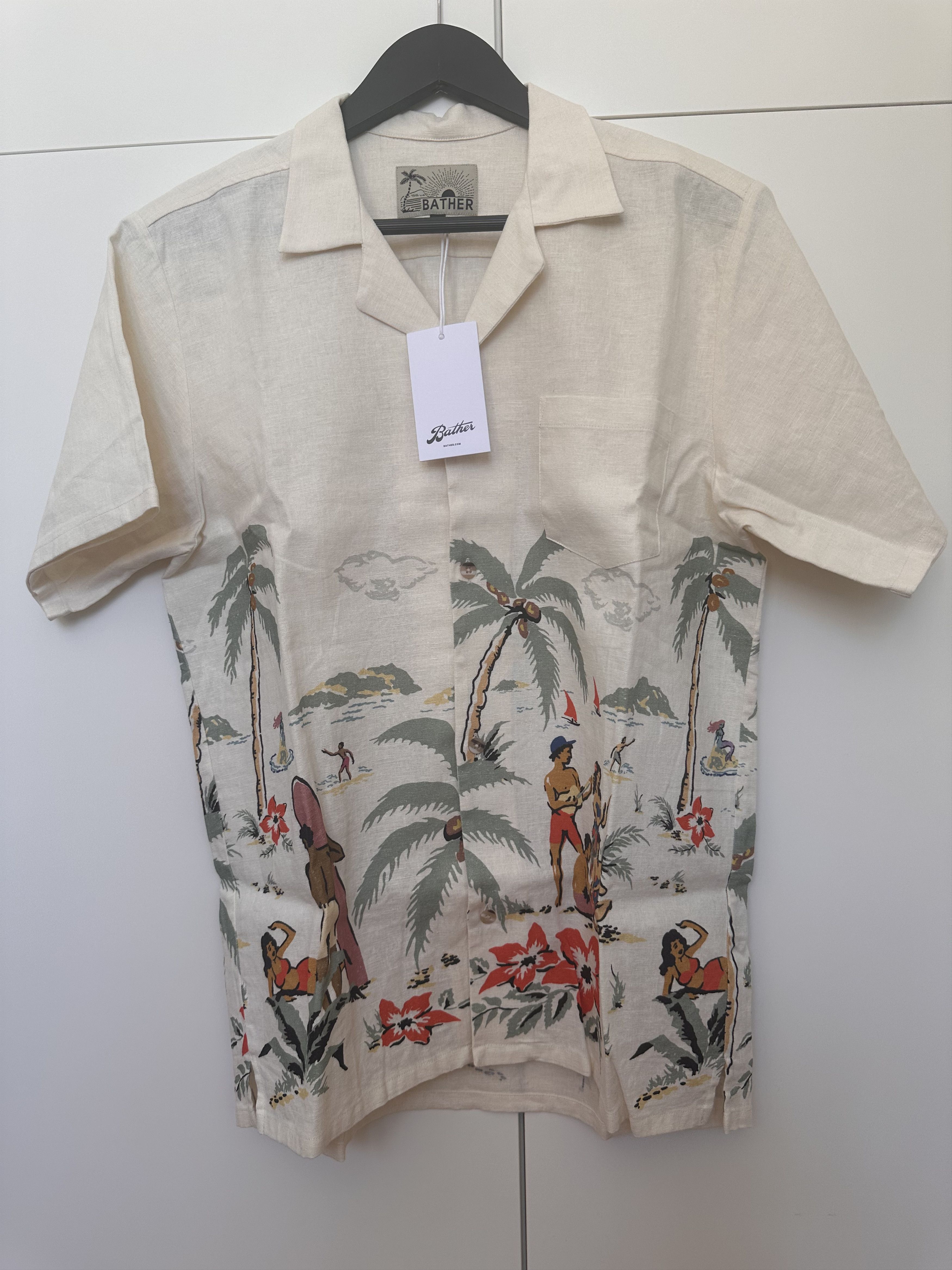 Bather Bather "Natural Trippin" Camp Collar Shirt – New w/ Tags Size US M / EU 48-50 / 2 - 1 Thumbnail