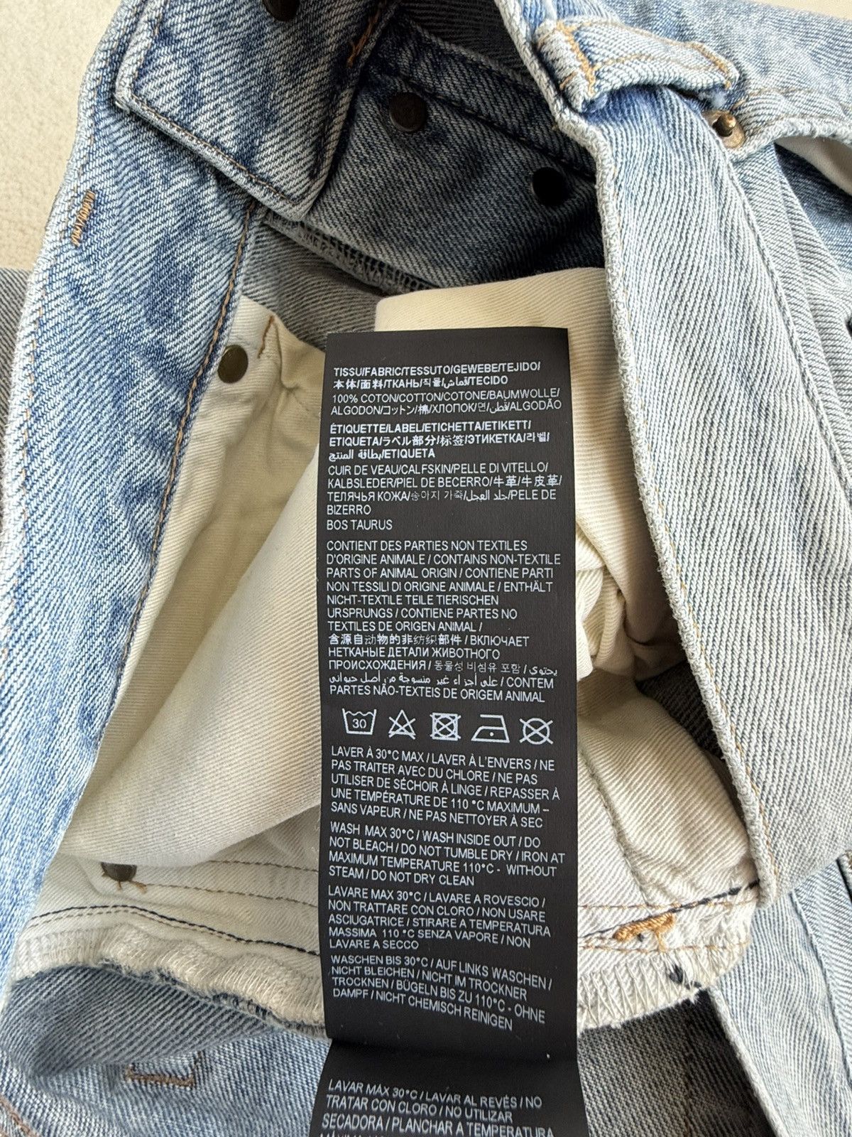 Saint Laurent Paris SS23 Saint Laurent distressed slim jeans Santa Monica 31 Size US 31 - 25 Thumbnail