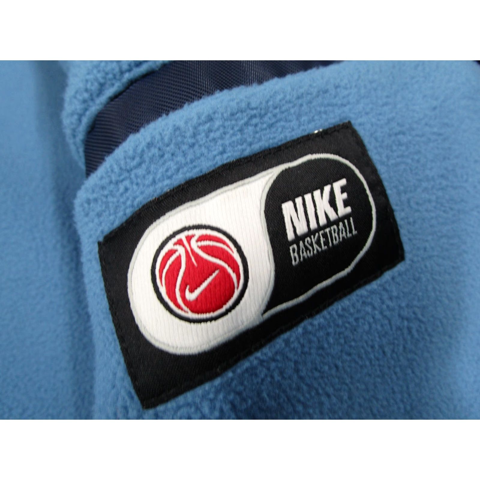 Nike VINTAGE Nike Basketball Jacket Mens M Blue Hooded Fleece Lined Zip 90s Size US M / EU 48-50 / 2 - 4 Thumbnail