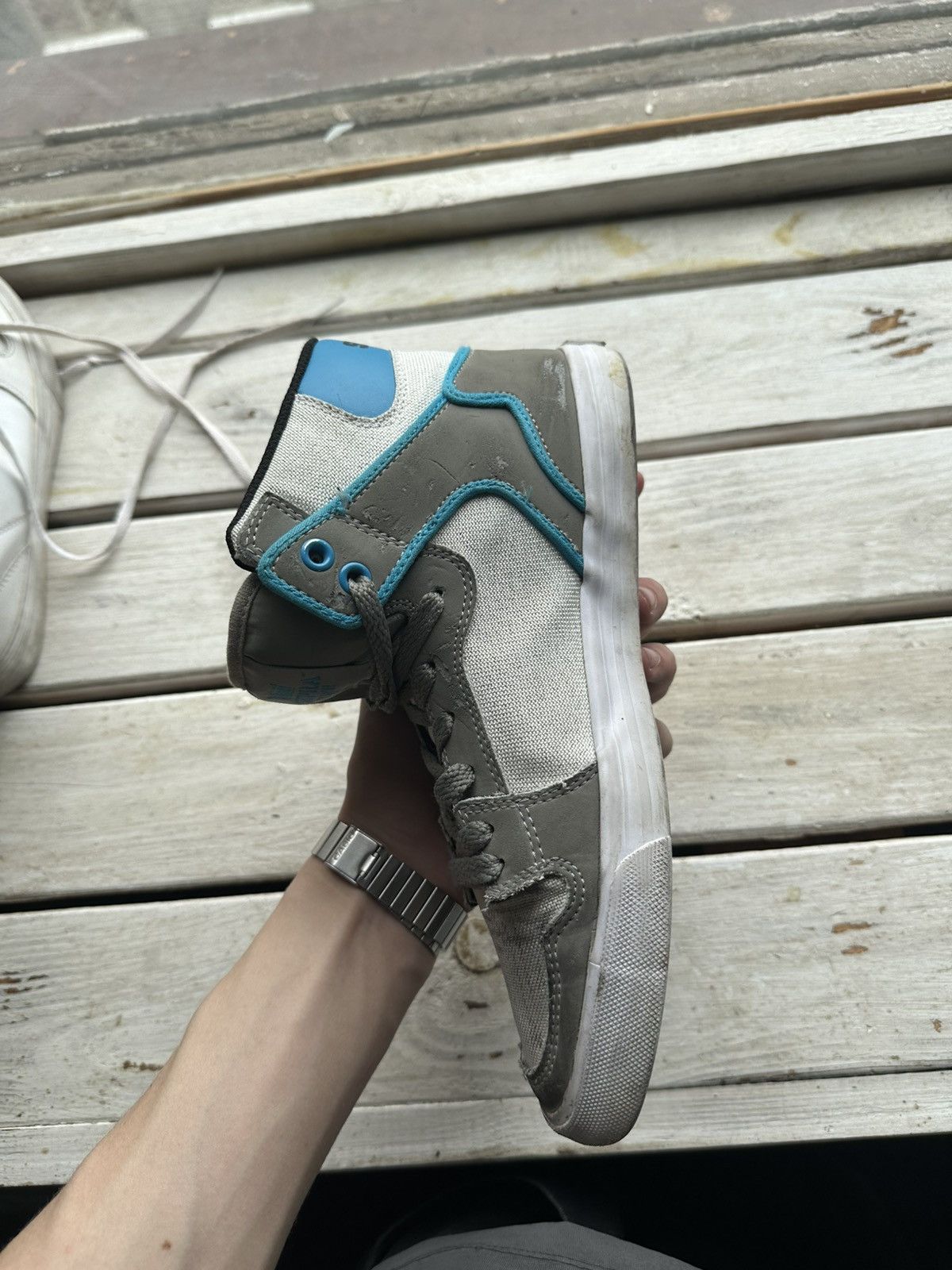 Supra × Vintage 🚨Supra Skytop High Top Skate Sneaker Shoes Mens Size US 7 / EU 40 - 4 Thumbnail