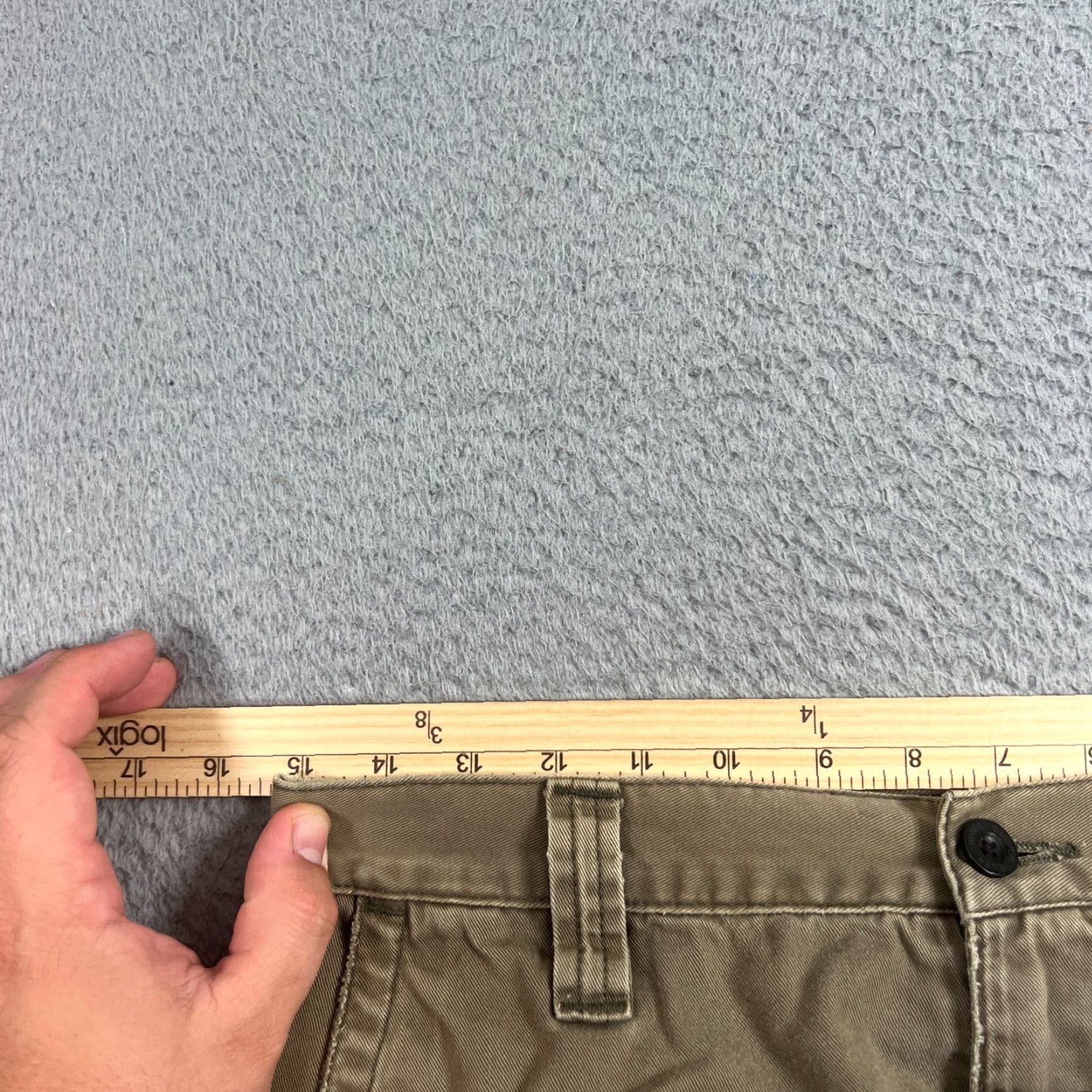Vintage VINTAGE Canyon River Blues Shorts Mens Cargo 30 Tan Light Wash Denim Belted Pockets 11in Inseam Summer 30 Mens Size US 30 / EU 46 - 4 Thumbnail