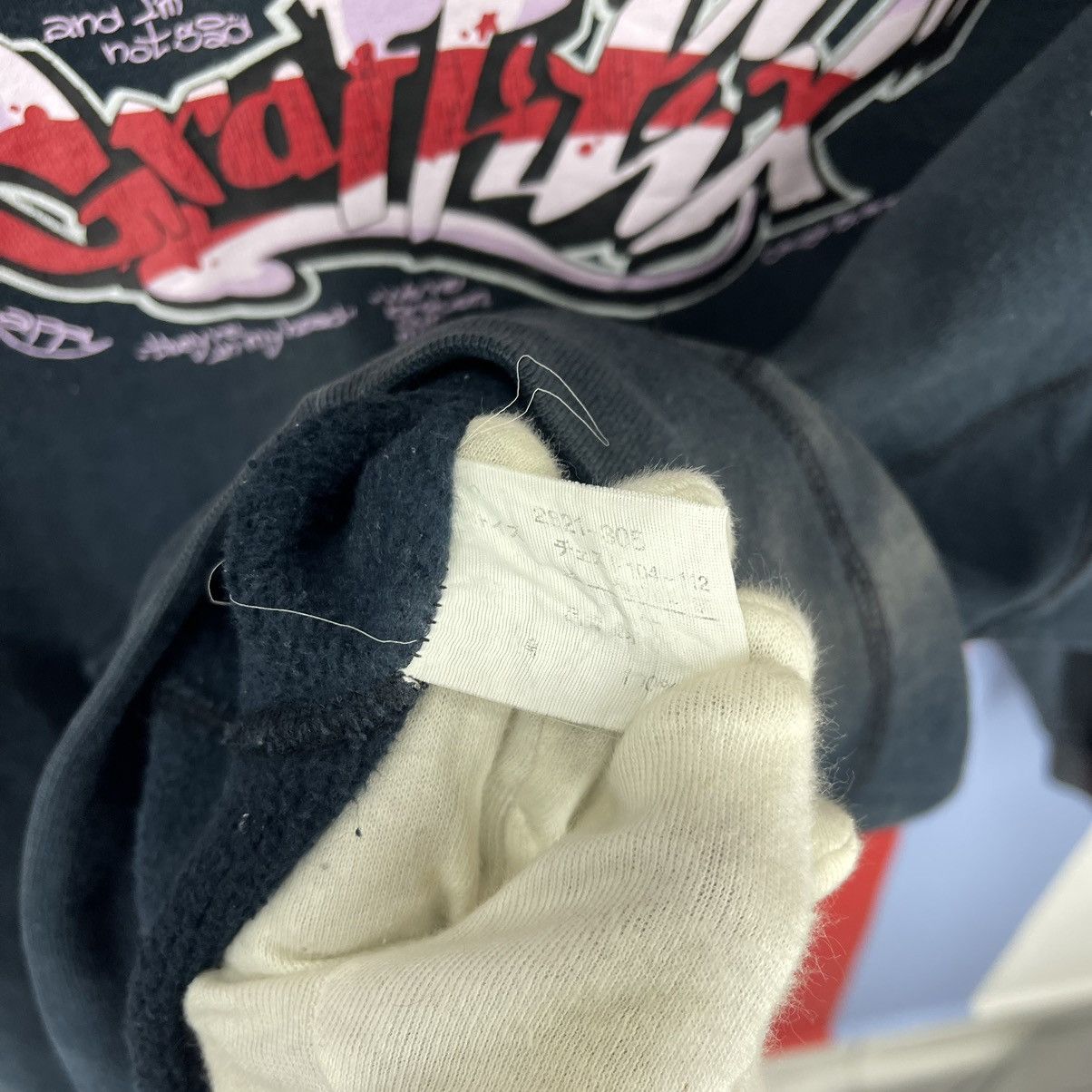 Other HOME BOLD Graffiti Hoodie Pullover #1926/10 Size US XL / EU 56 / 4 - 10 Thumbnail