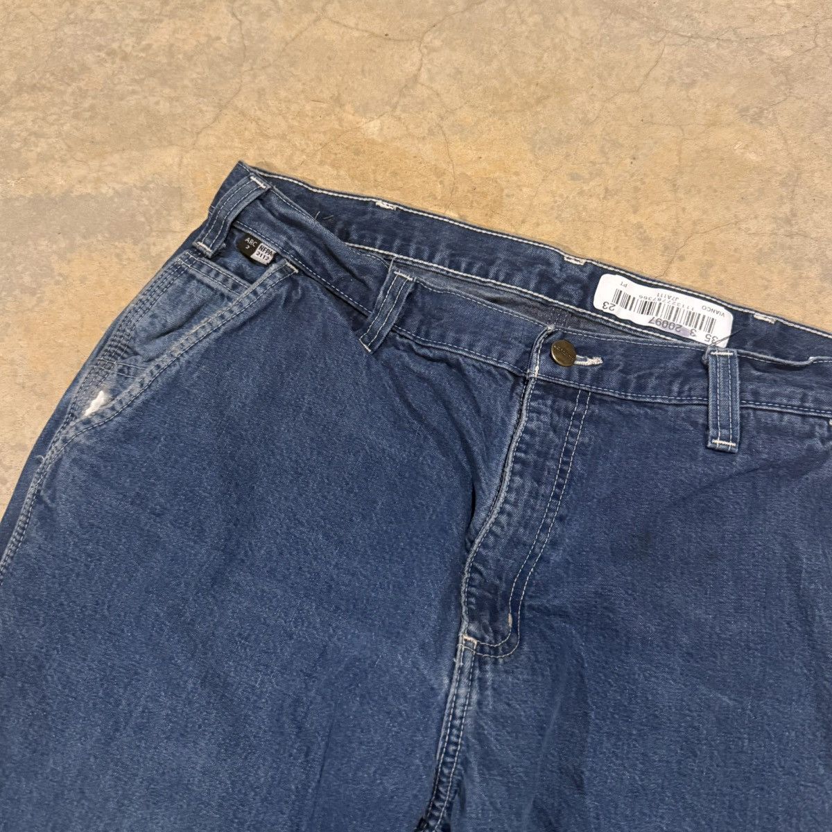 Carhartt 2000s Carhartt Faded Baggy Carpenter Jeans ERD Grunge Y2K Size US 35 - 8 Thumbnail
