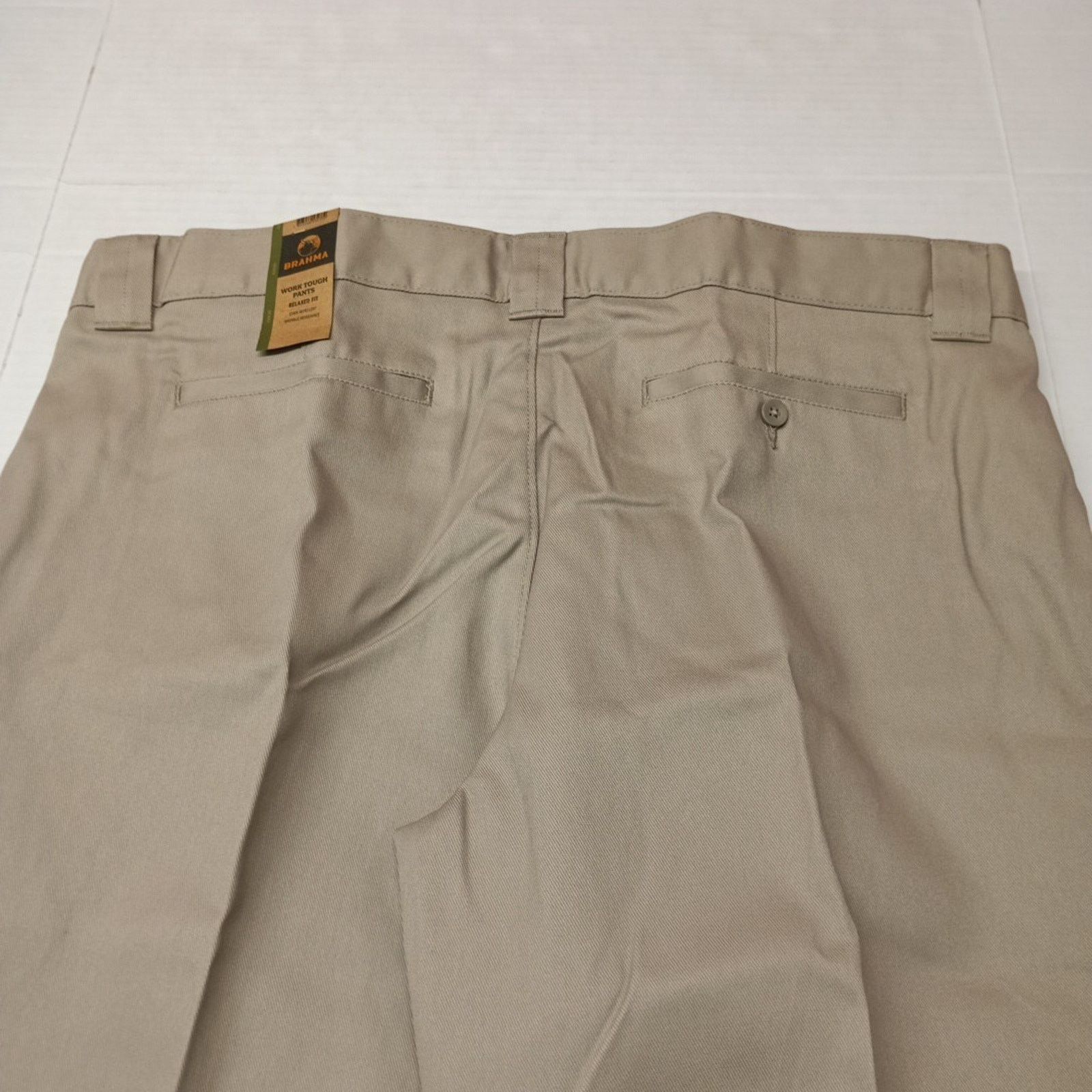 Other Brahma Men's Work Tough Pants Durable Size 42x30 Sandy Taupe Size US 42 / EU 58 - 8 Thumbnail