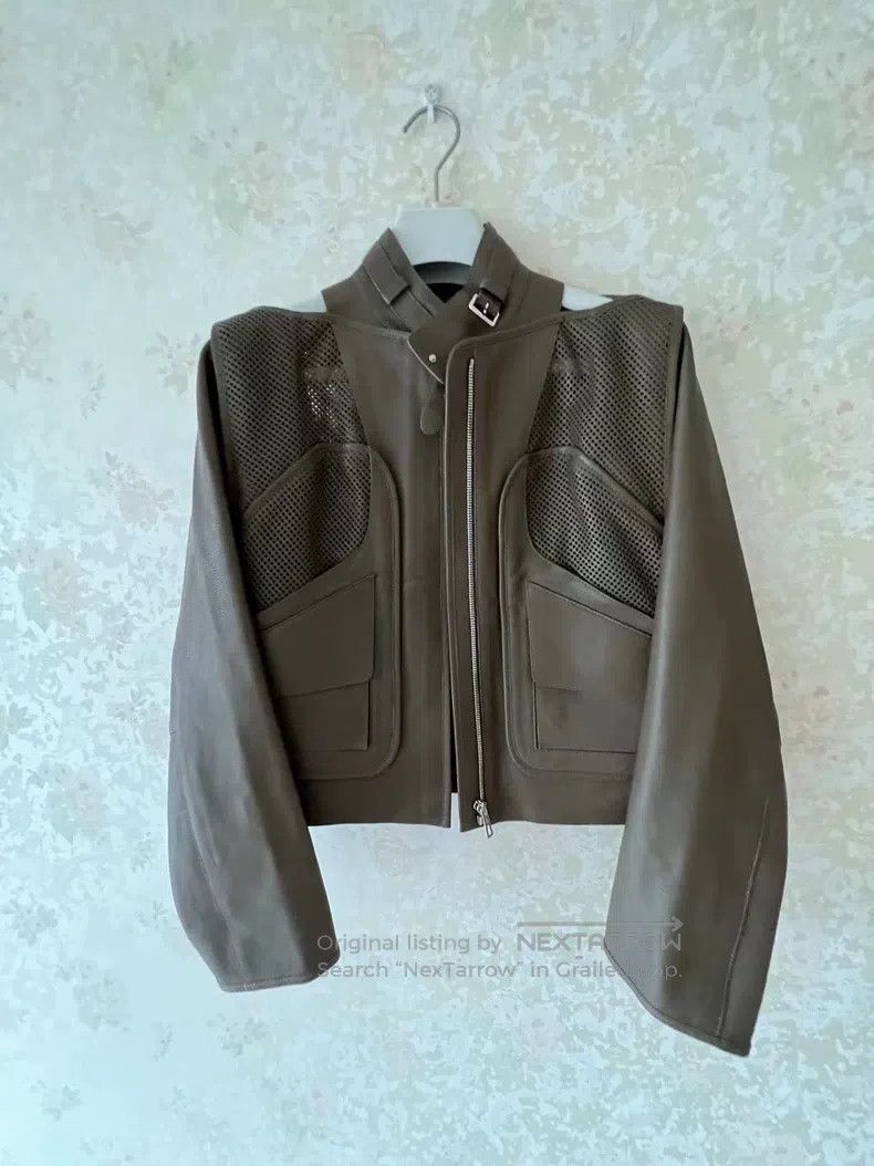 Hermes Hermes Calfskin Leather Jacket Size XXS / US 00 / IT 34 - 2 Thumbnail