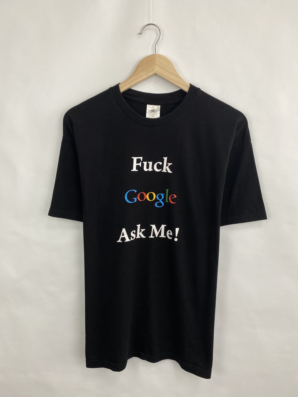 4GSELLER 🇺🇸 Vintage 90s Fuck Google ask me t-shirt rare retro Y2K hype Size US L / EU 52-54 / 3 - 3 Thumbnail