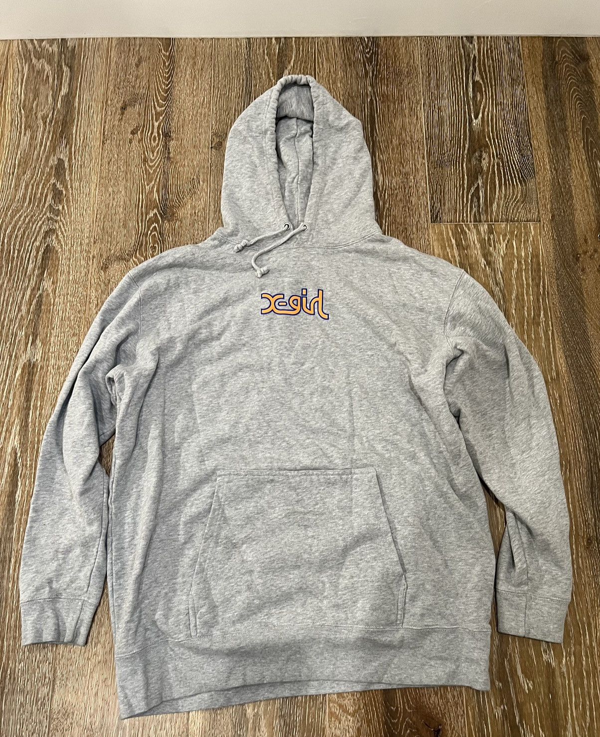 Japanese Brand X-girl logo hoodie Size US XL / EU 56 / 4 - 1 Thumbnail