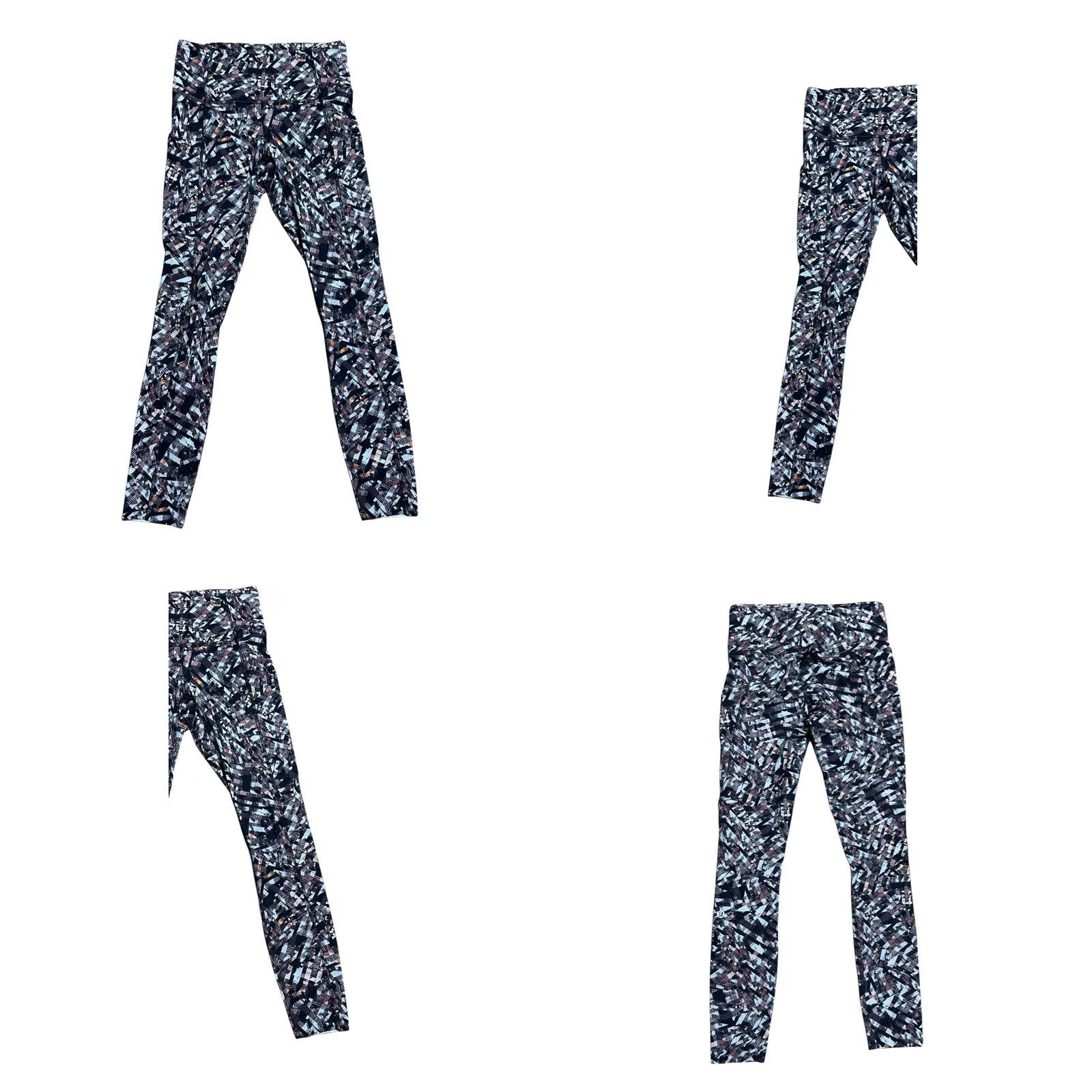 Lululemon Lululemon Leggings Women's 4 Kaleidoscope Pink & 2 Black Lot Of 3 Active Wear Leggings Athletic Yoga Running & Gym Size 27" / US 4 / IT 40 - 8 Thumbnail