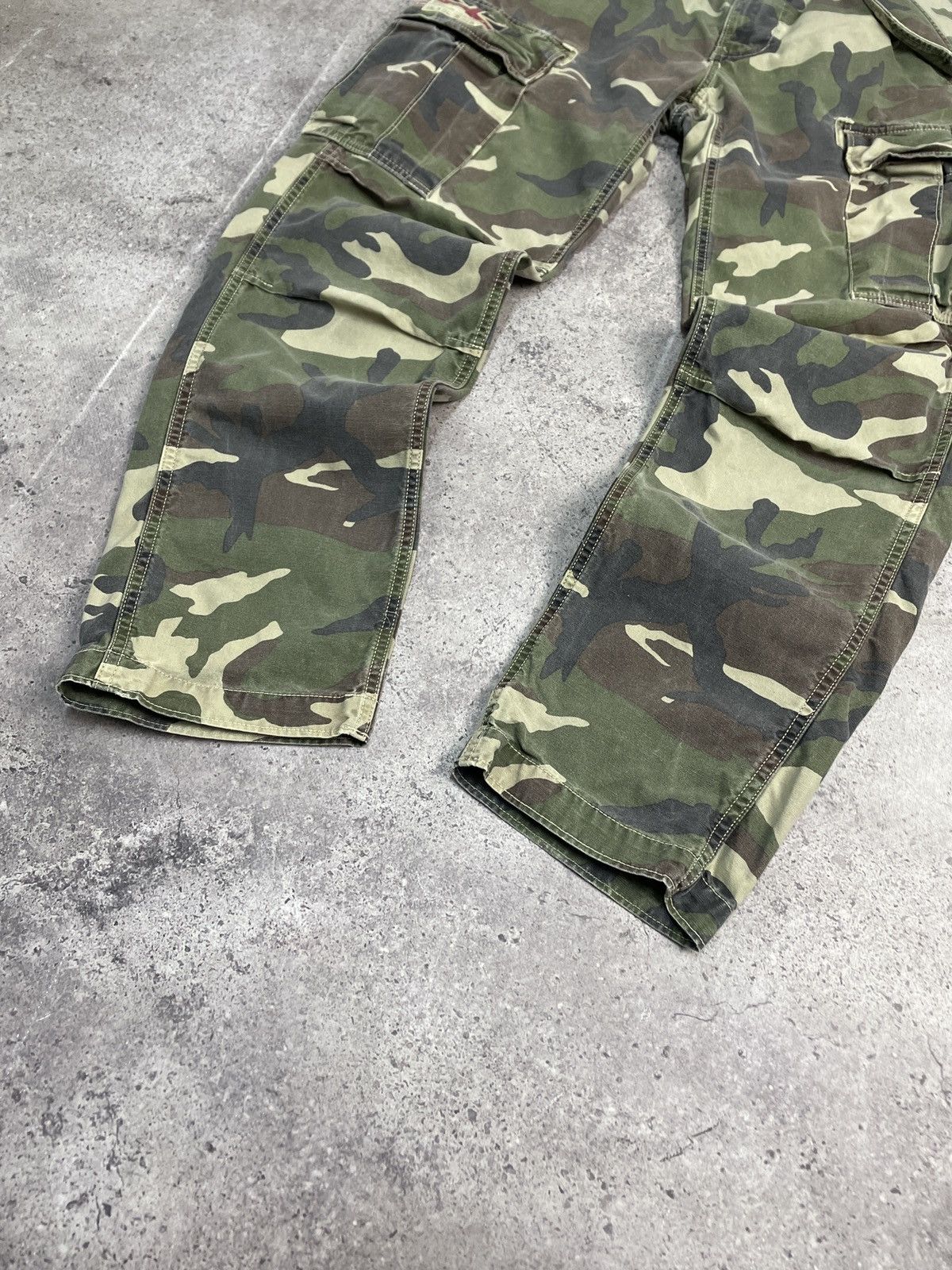 Denim & Supply Ralph Lauren Vintage Polo Ralph Lauren Camo Cargo Pants Y2K Military Size US 32 / EU 48 - 9 Thumbnail