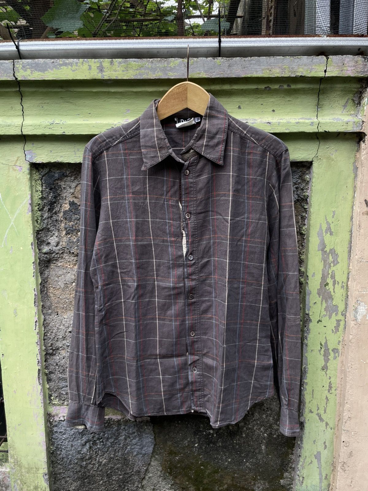 Dolce & Gabbana Dolce & Gabbana Plaid Shirt Mix Army Size US M / EU 48-50 / 2 - 1 Thumbnail