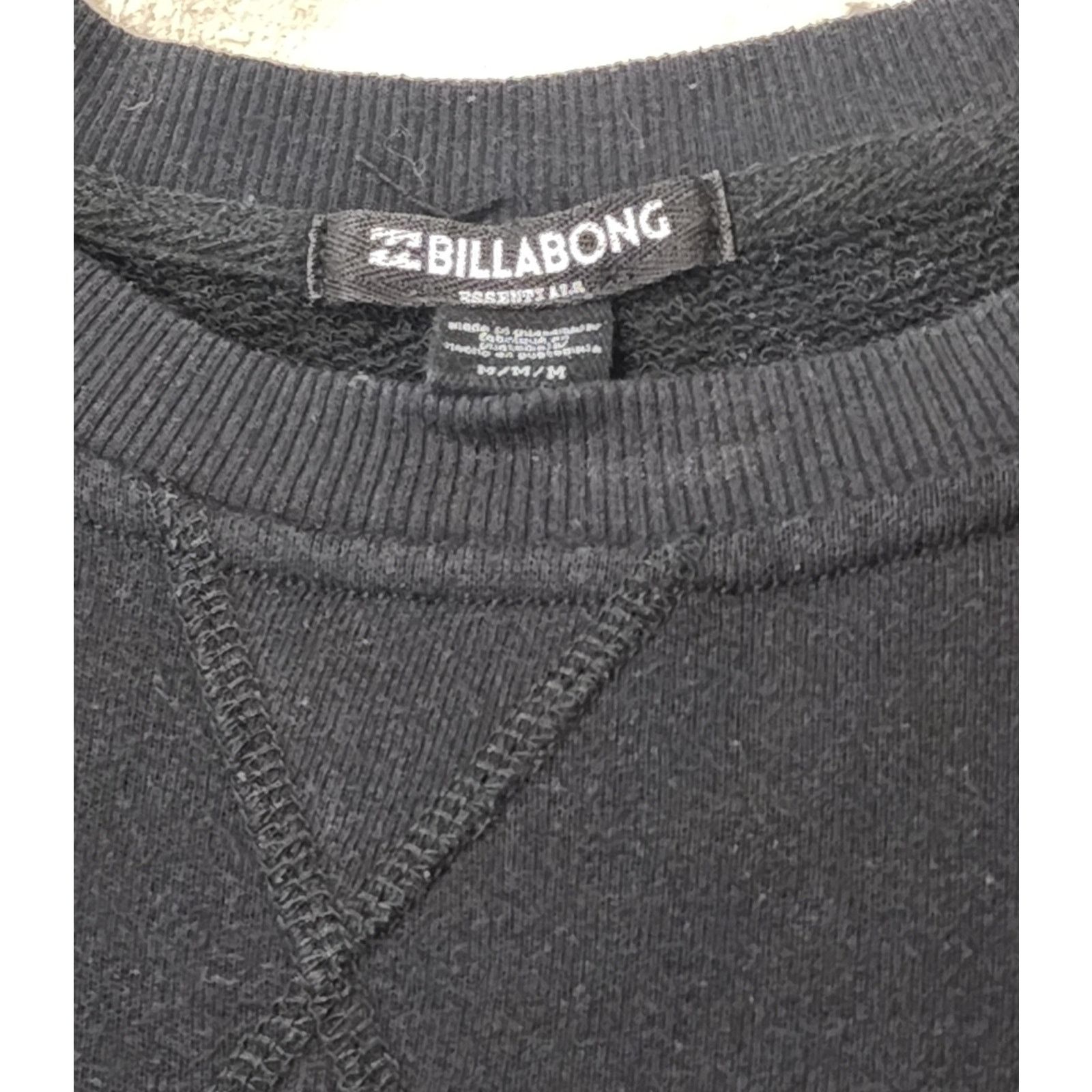 Billabong Billabong Black Crewneck Balloon-Sleeve Sweater Women's Med Size M / US 6-8 / IT 42-44 - 6 Thumbnail