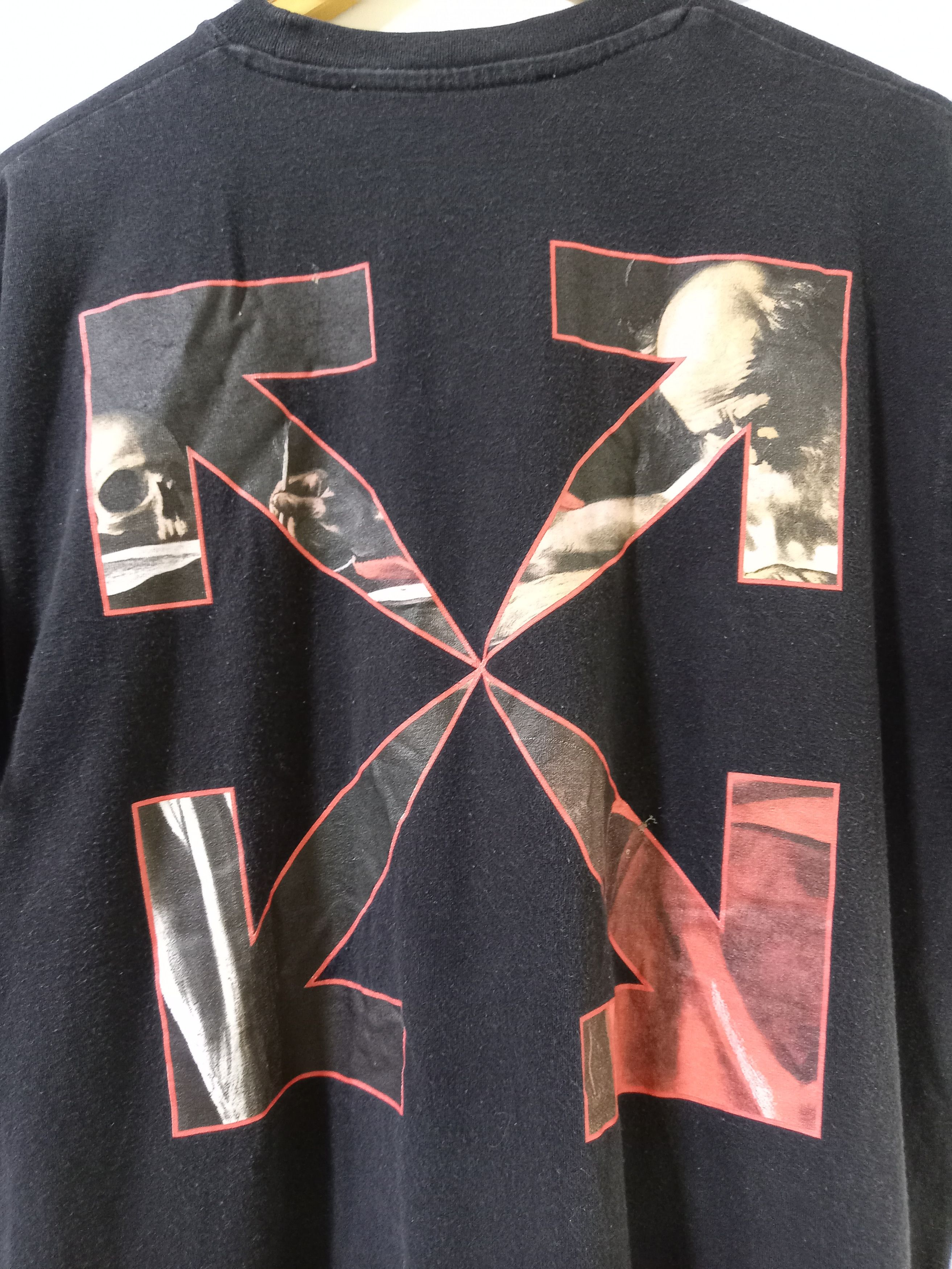Off-White Offwhite Caravaggio Graphic Tee Size US XXS / EU 40 - 4 Thumbnail