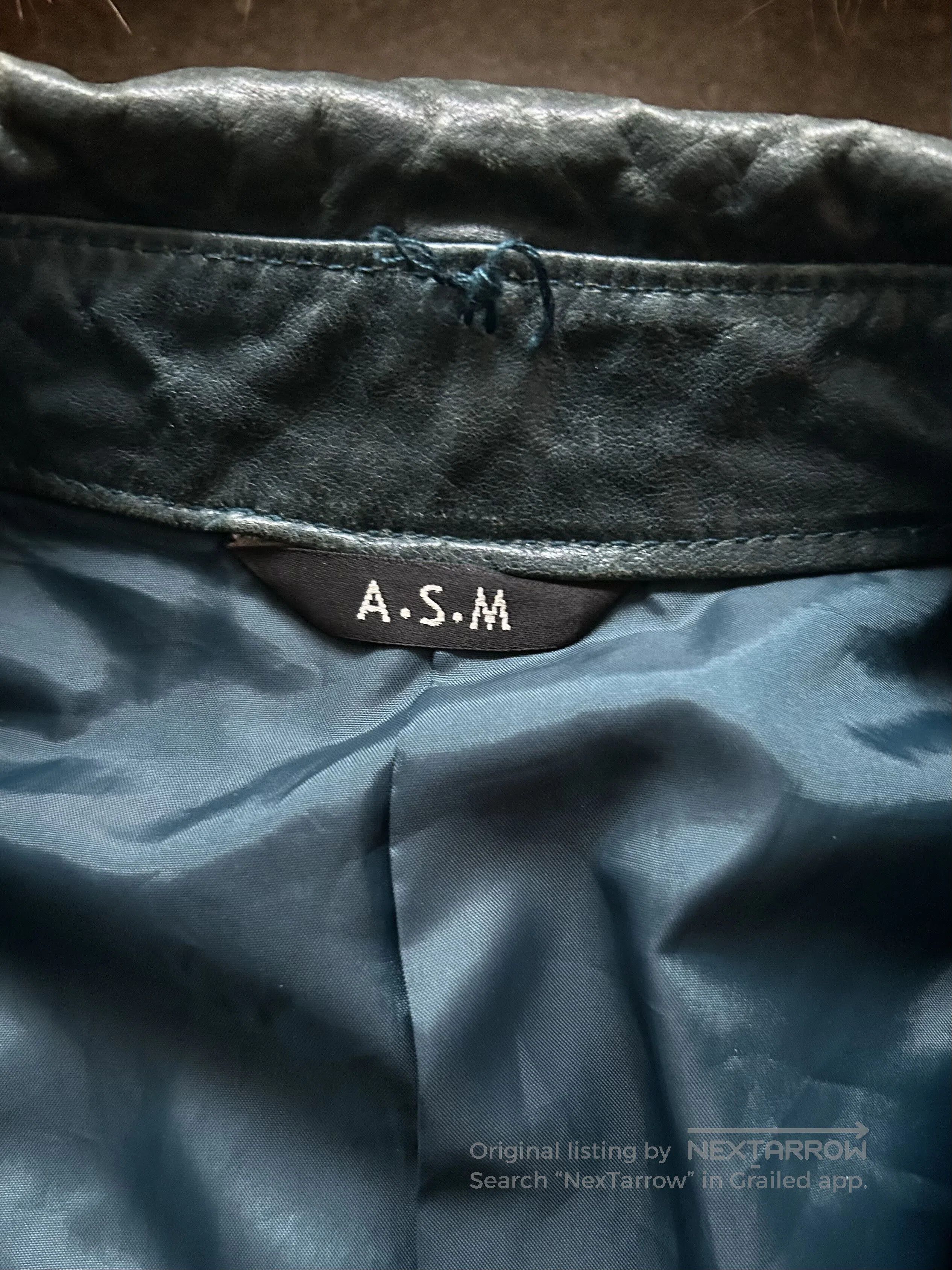 Japanese Brand detachable fur collar distressed leather jacket. Size US M / EU 48-50 / 2 - 6 Thumbnail