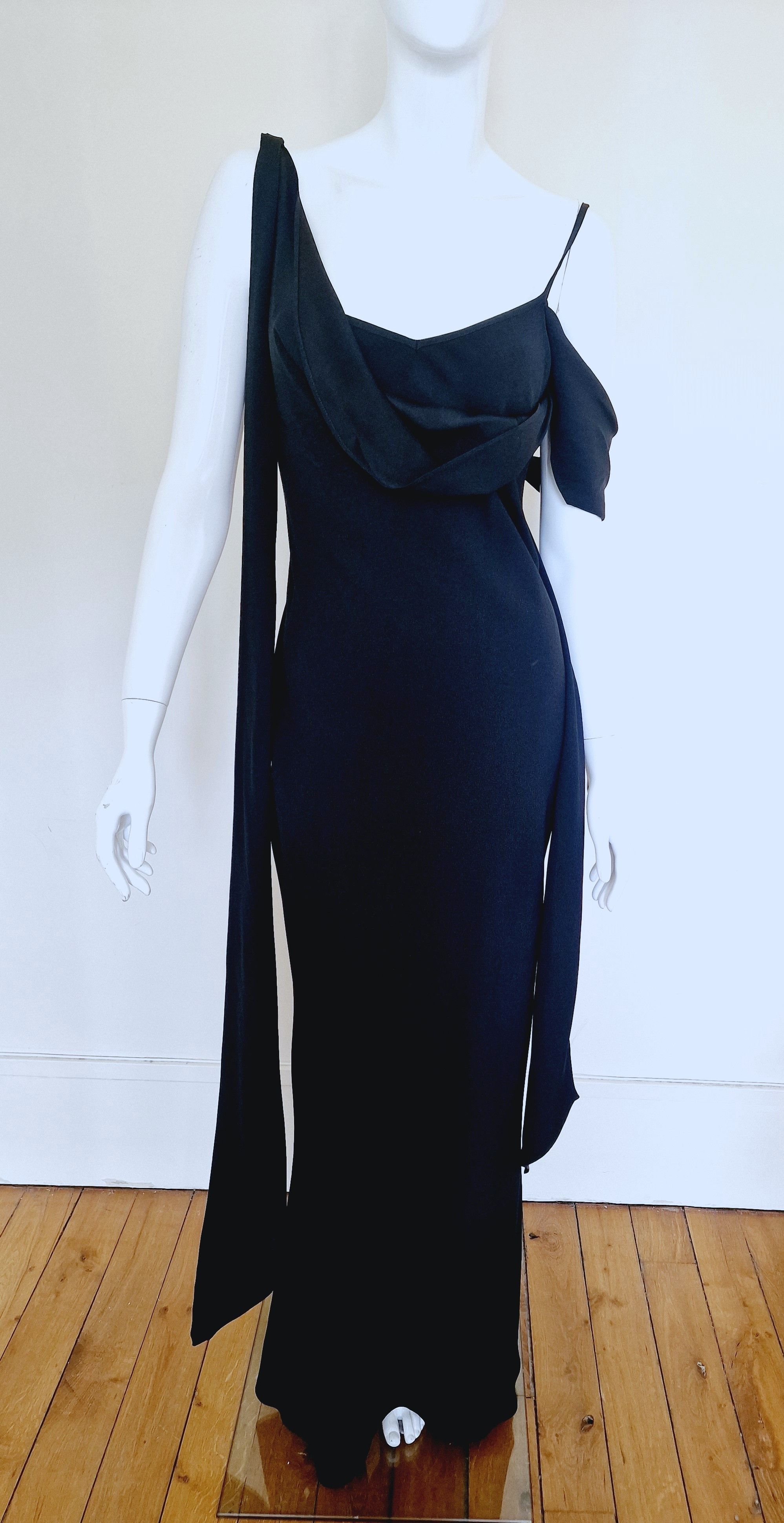 John Galliano John Galliano Runway 2016 FW Look Show 3 Black Dress Size M / US 6-8 / IT 42-44 - 13 Thumbnail