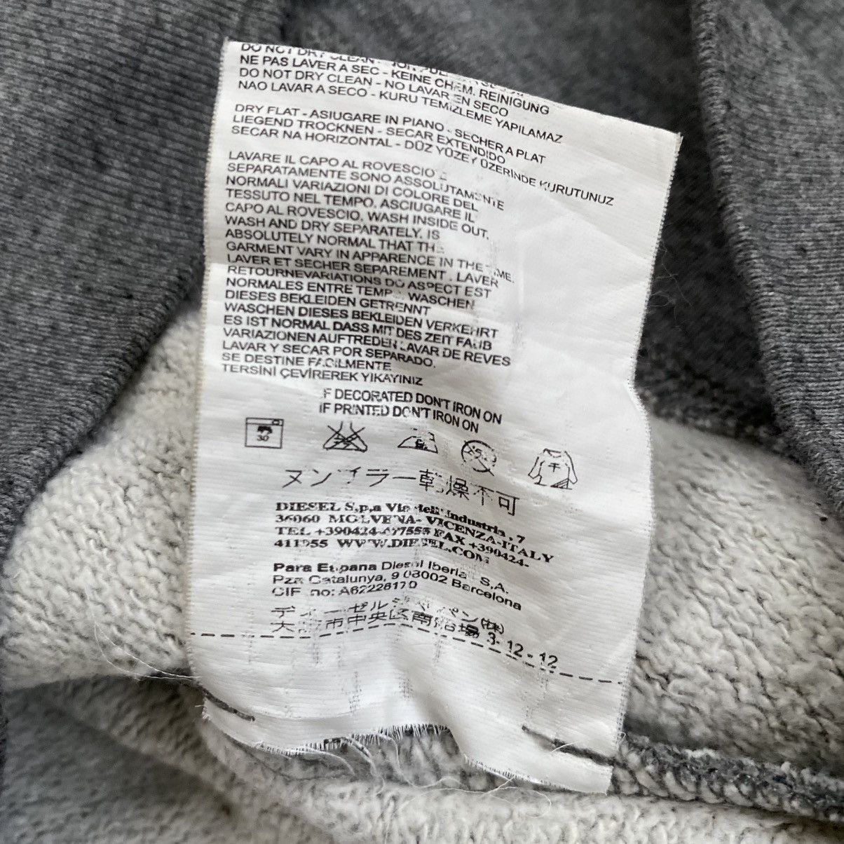 Diesel 2000’s Diesel Asymmetric Zip Hoodie Size US S / EU 44-46 / 1 - 8 Thumbnail