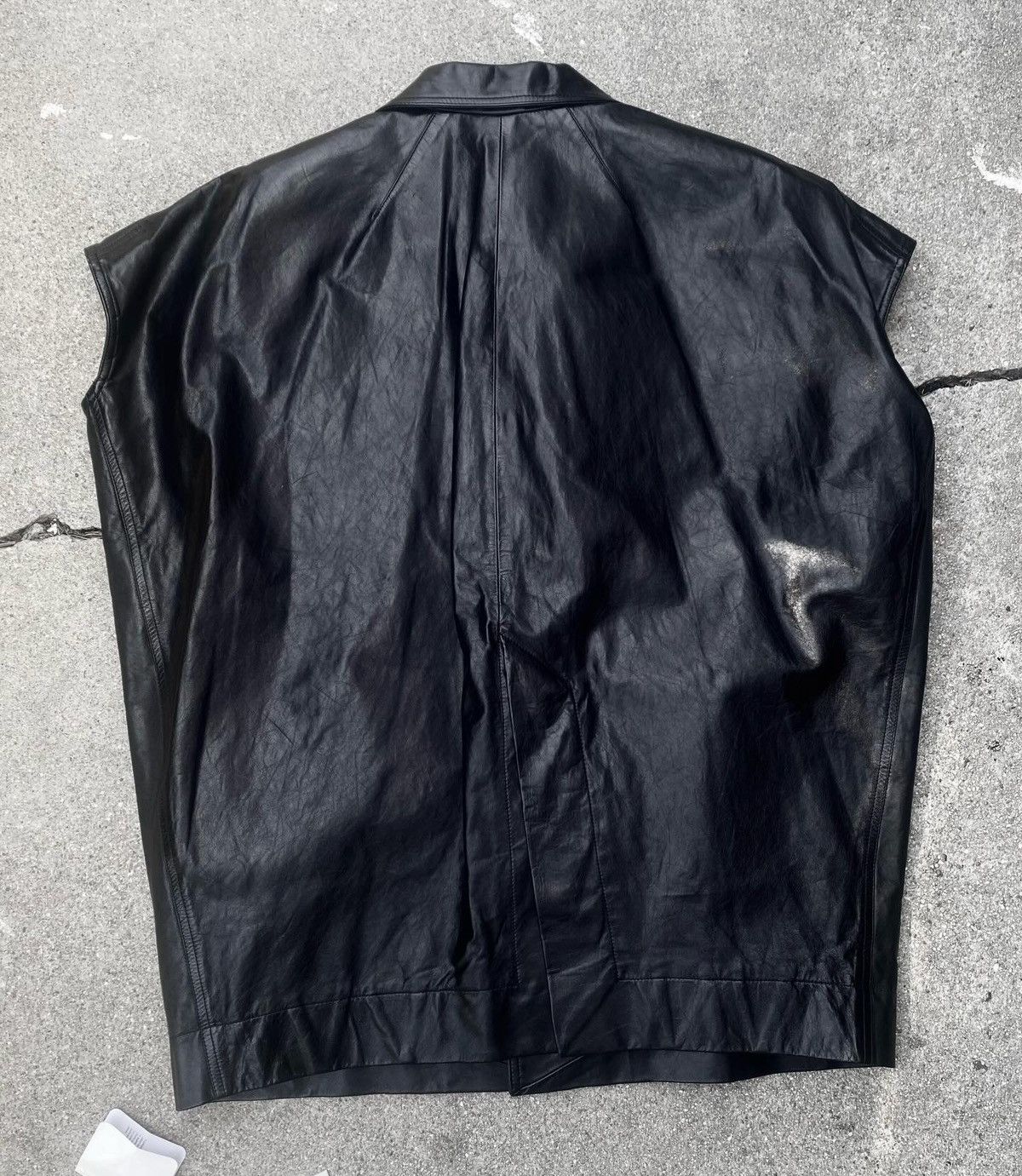 Rick Owens RICK OWENS “CYCLOPS” SLEEVELESS STOOGE JACKET Size US S / EU 44-46 / 1 - 2 Thumbnail