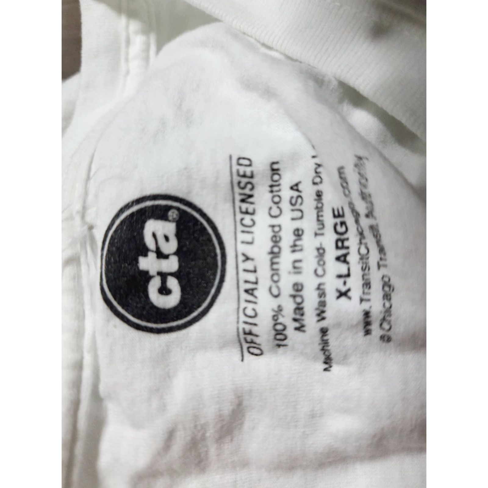 Vintage Womens XL CTA Chicago Transit Authority Map T Shirt Size XL / US 12-14 / IT 48-50 - 4 Thumbnail