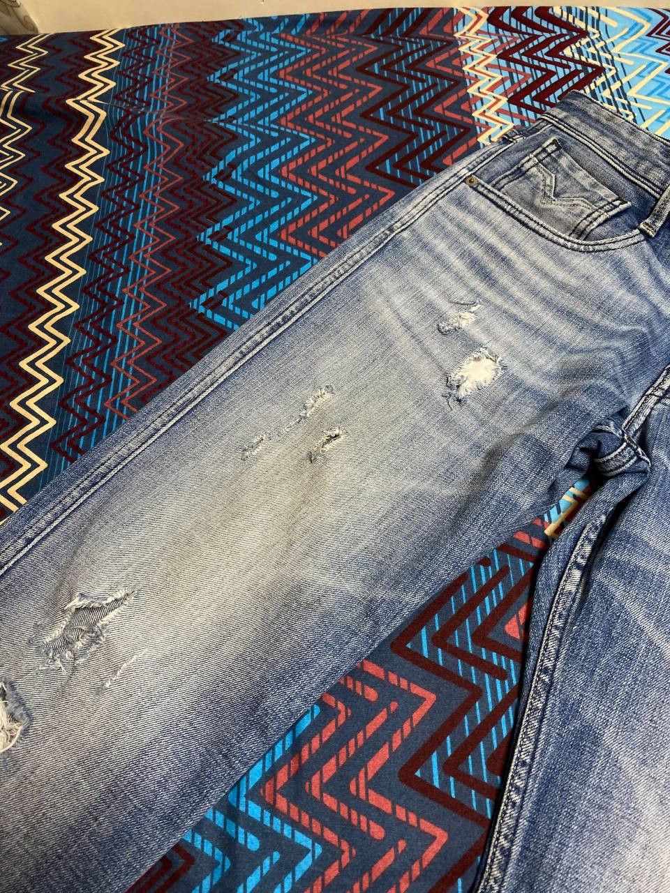 Replay × Vintage Vintage Replay Flared Distressed Jeans Size US 29 - 18 Thumbnail