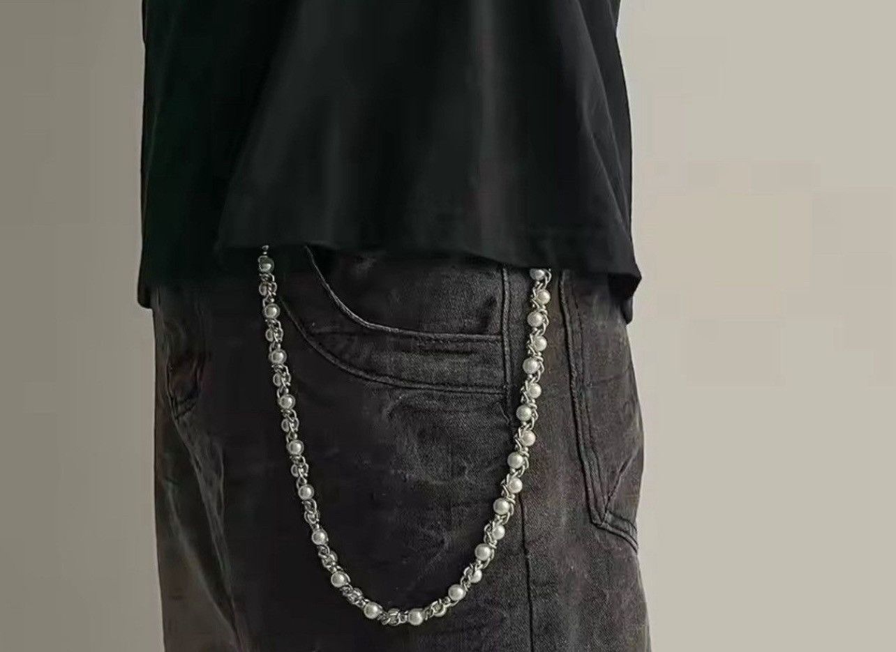 Jewelry Punk Waist Pants Chain Wallet Chain Skull Keychain Size ONE SIZE - 5 Thumbnail