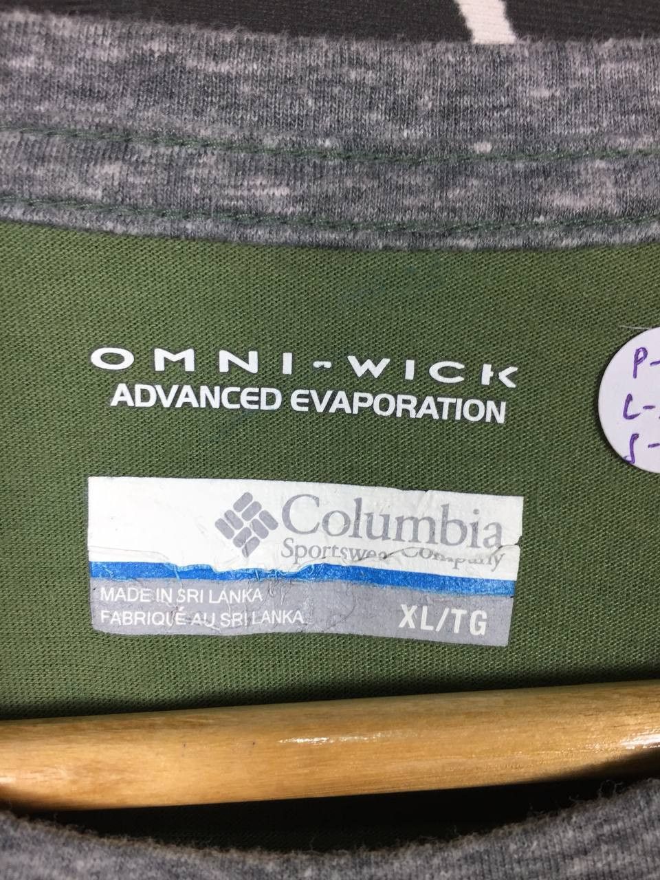 Columbia × Vintage Columbia Sportswear Company Omni-Wick Raglan Tee Size US XL / EU 56 / 4 - 9 Thumbnail
