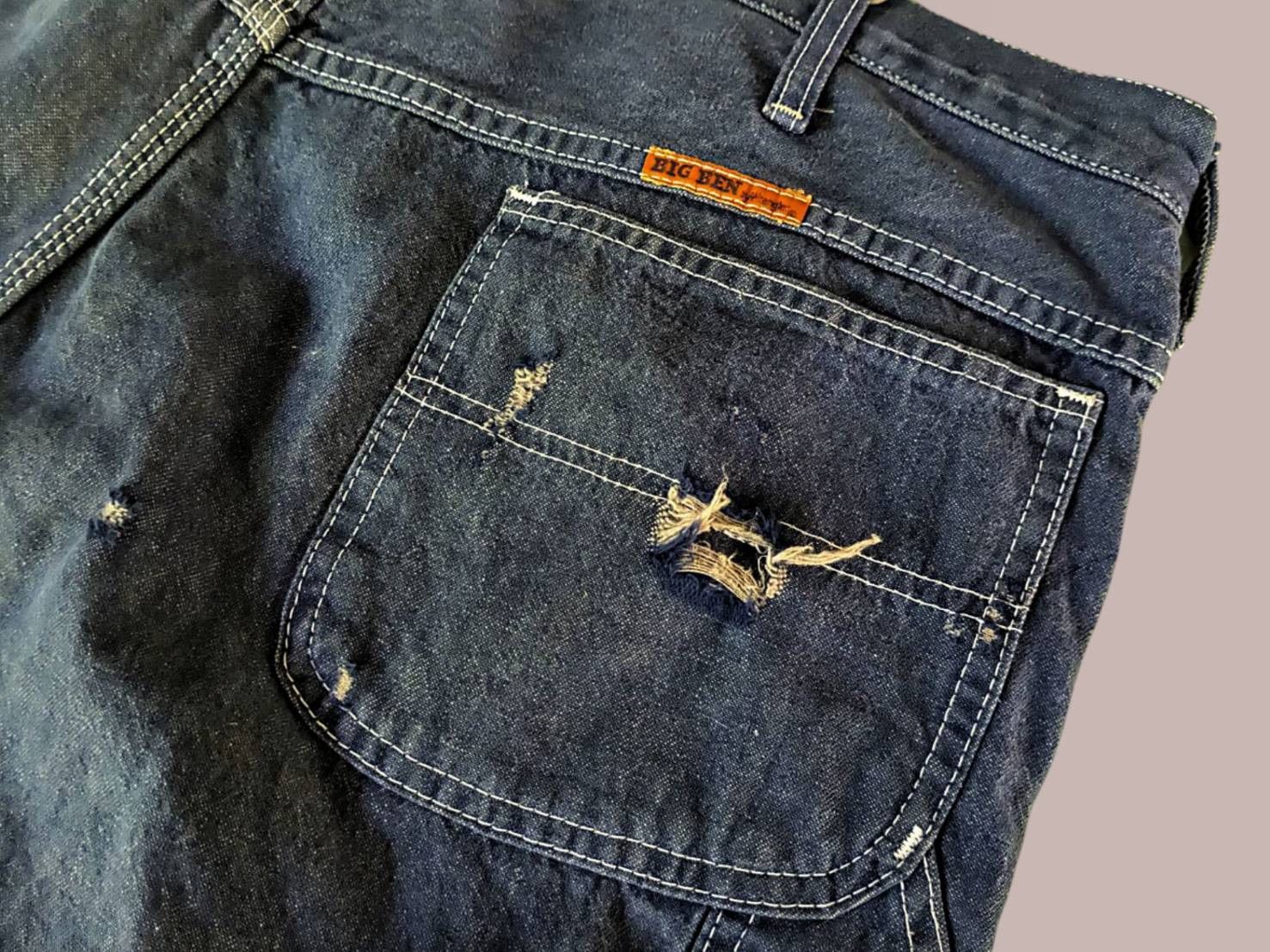 Wrangler Vintage - Big Ben by Wrangler - Denim Dungaree Blanket Lined Size US 42 / EU 58 - 10 Thumbnail