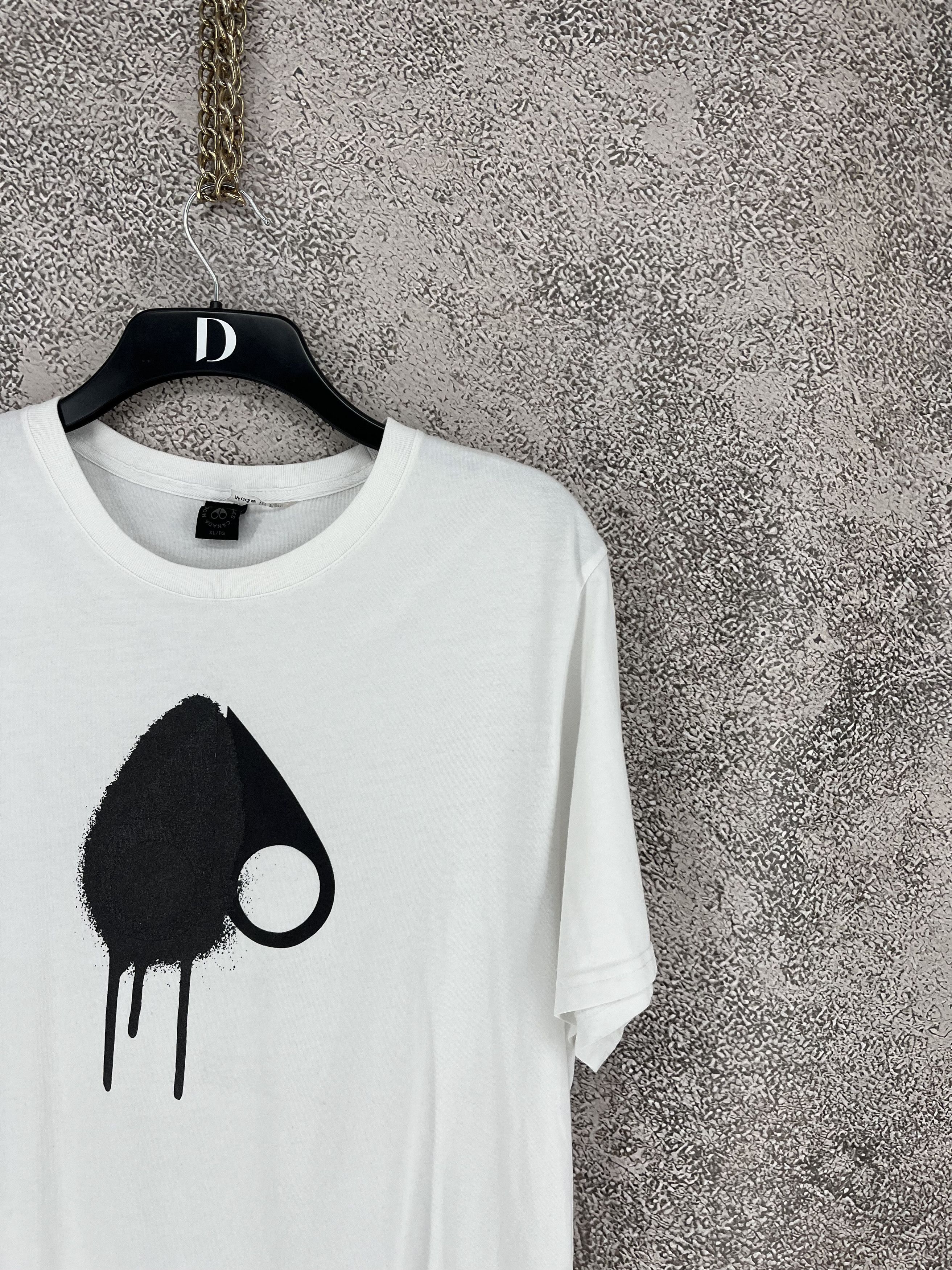 Moose Knuckles Moose Knuckles Augustine T-shirt White With Logo Print Size US XL / EU 56 / 4 - 5 Thumbnail