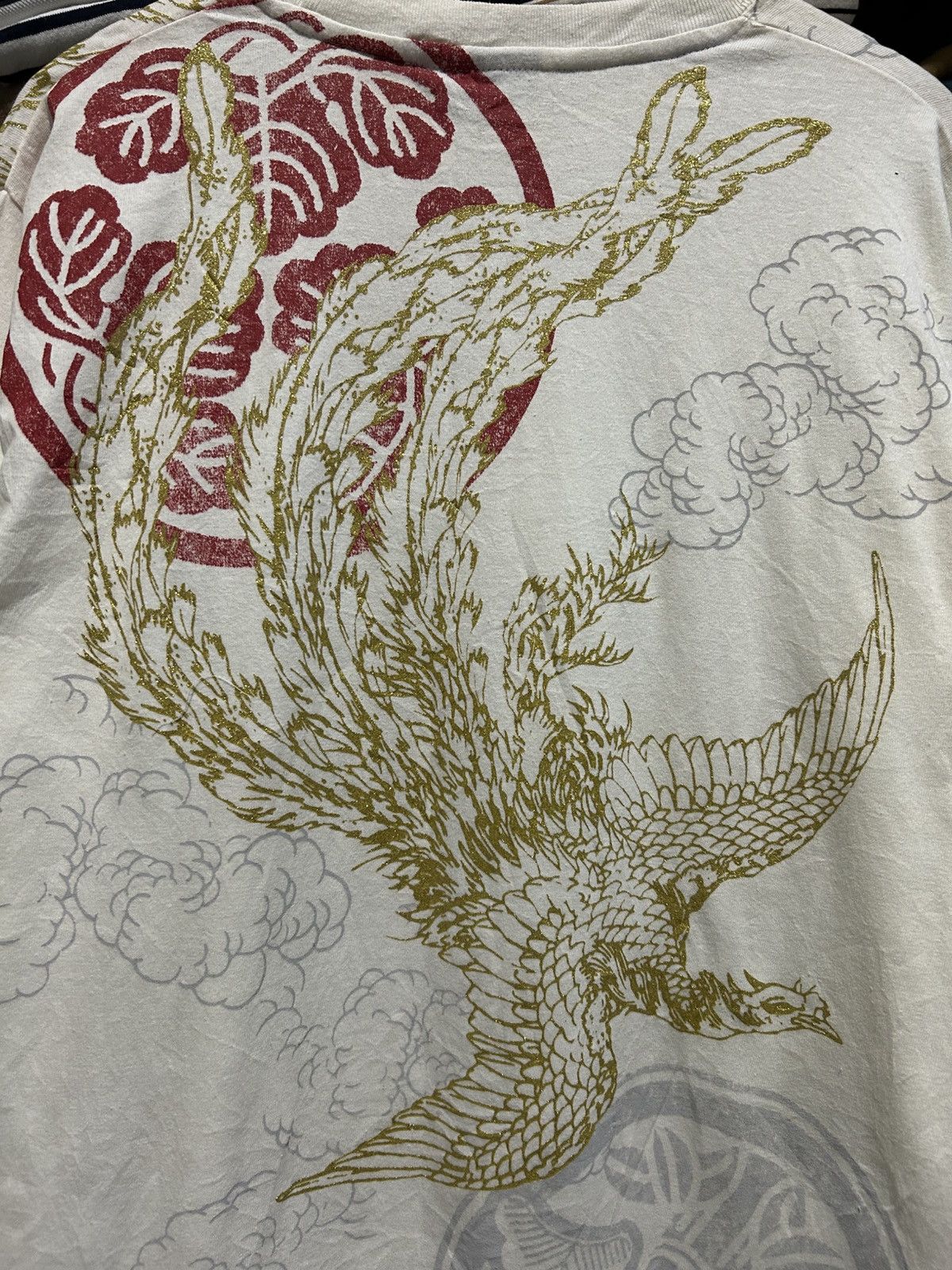Japanese Brand Vintage Bullet Noise sukajan Phoenix longsleeve Size US XL / EU 56 / 4 - 4 Thumbnail