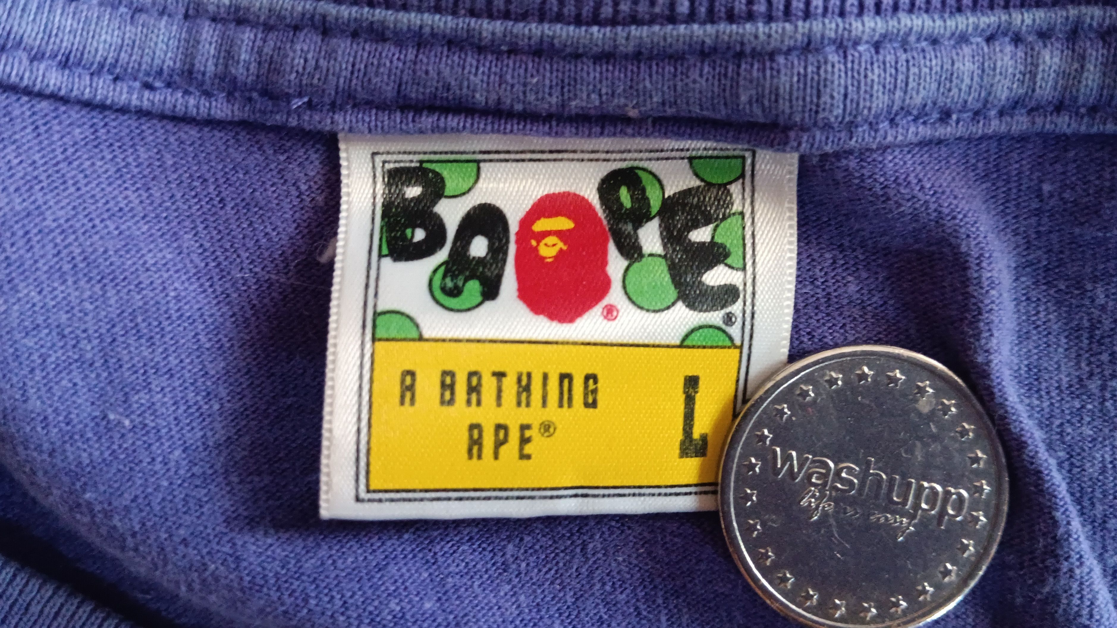 Bape Bathing Ape Tee Size US L / EU 52-54 / 3 - 3 Thumbnail